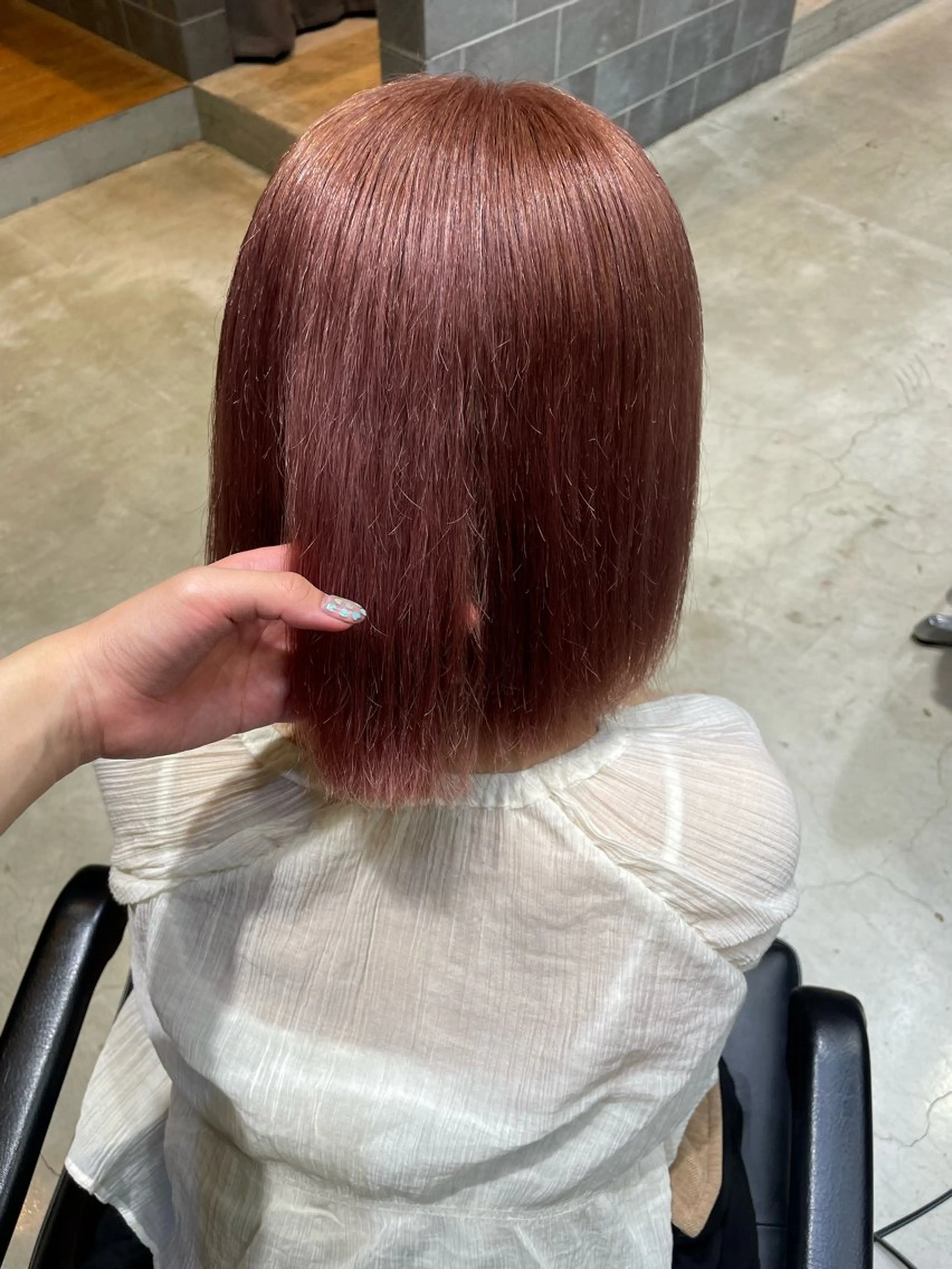 カラー ベージュカラー ダブルカラー ピンクカラー ピンクベージュ 🎀艶ハイトーン特化 セナ🎀のヘアスタイル