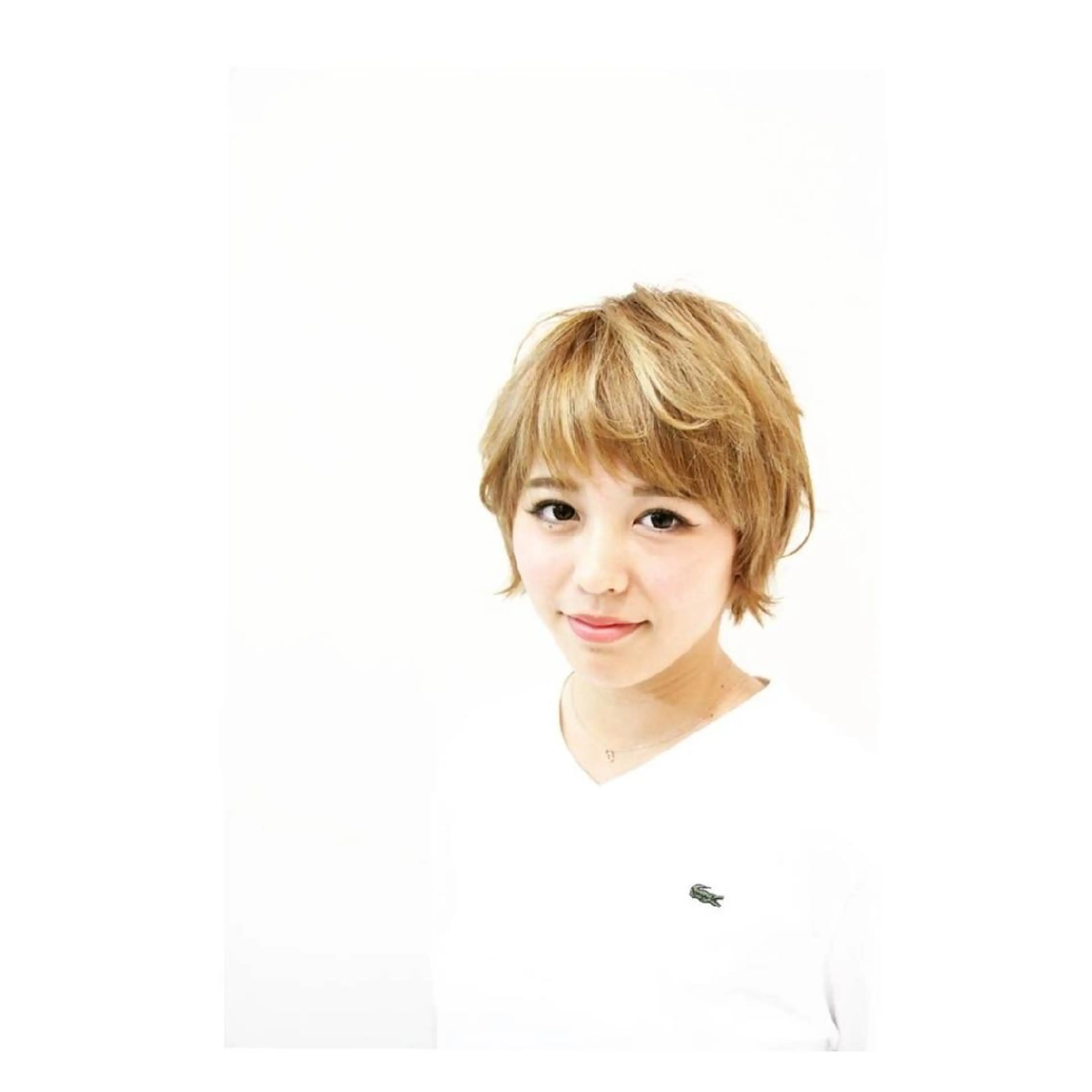 ショート カラー ハイトーンカラー 生田 博紀のヘアスタイル