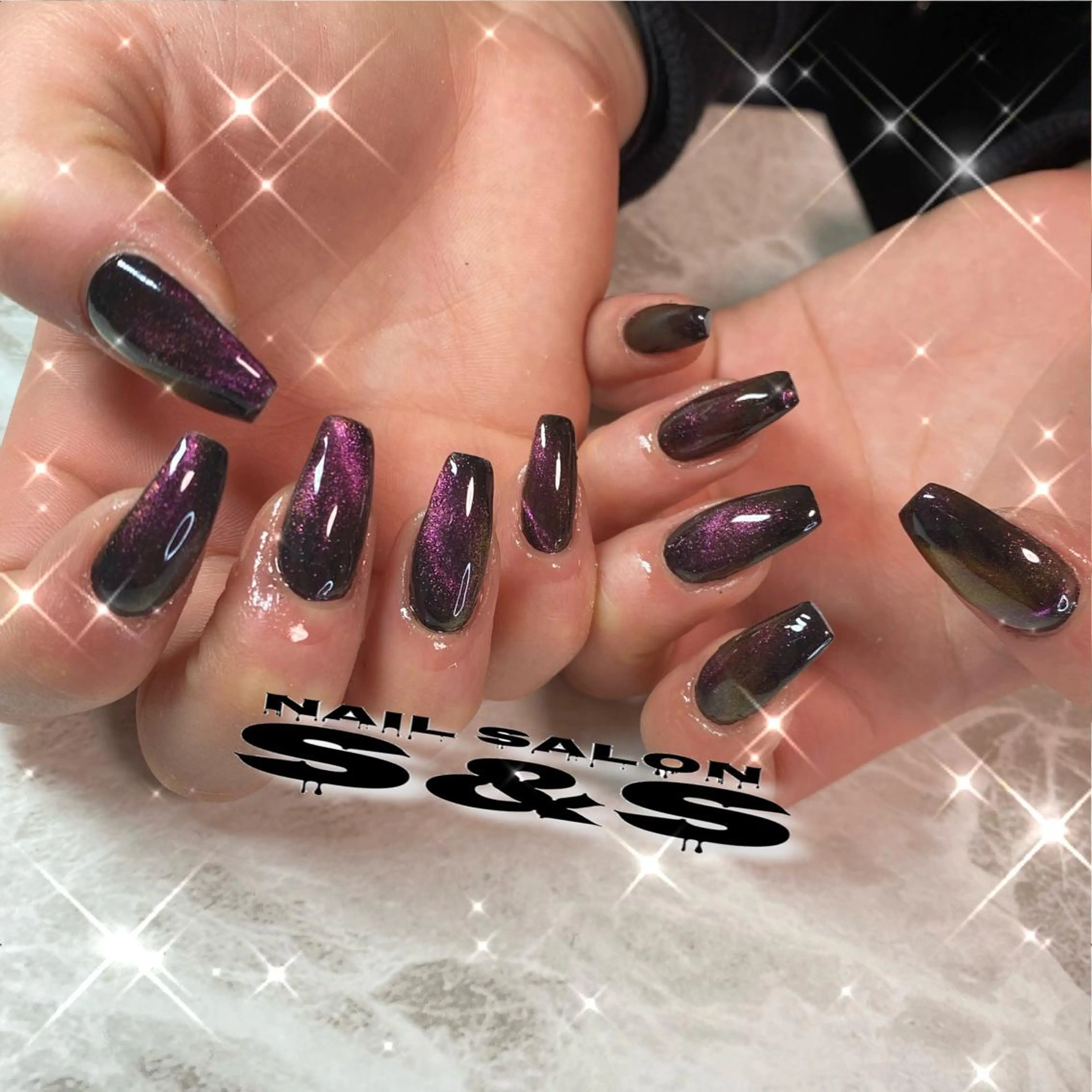 ネイル 長さ出し メンズネイル 持ち込み スカルプネイル S&S 村田小百合のネイルデザイン