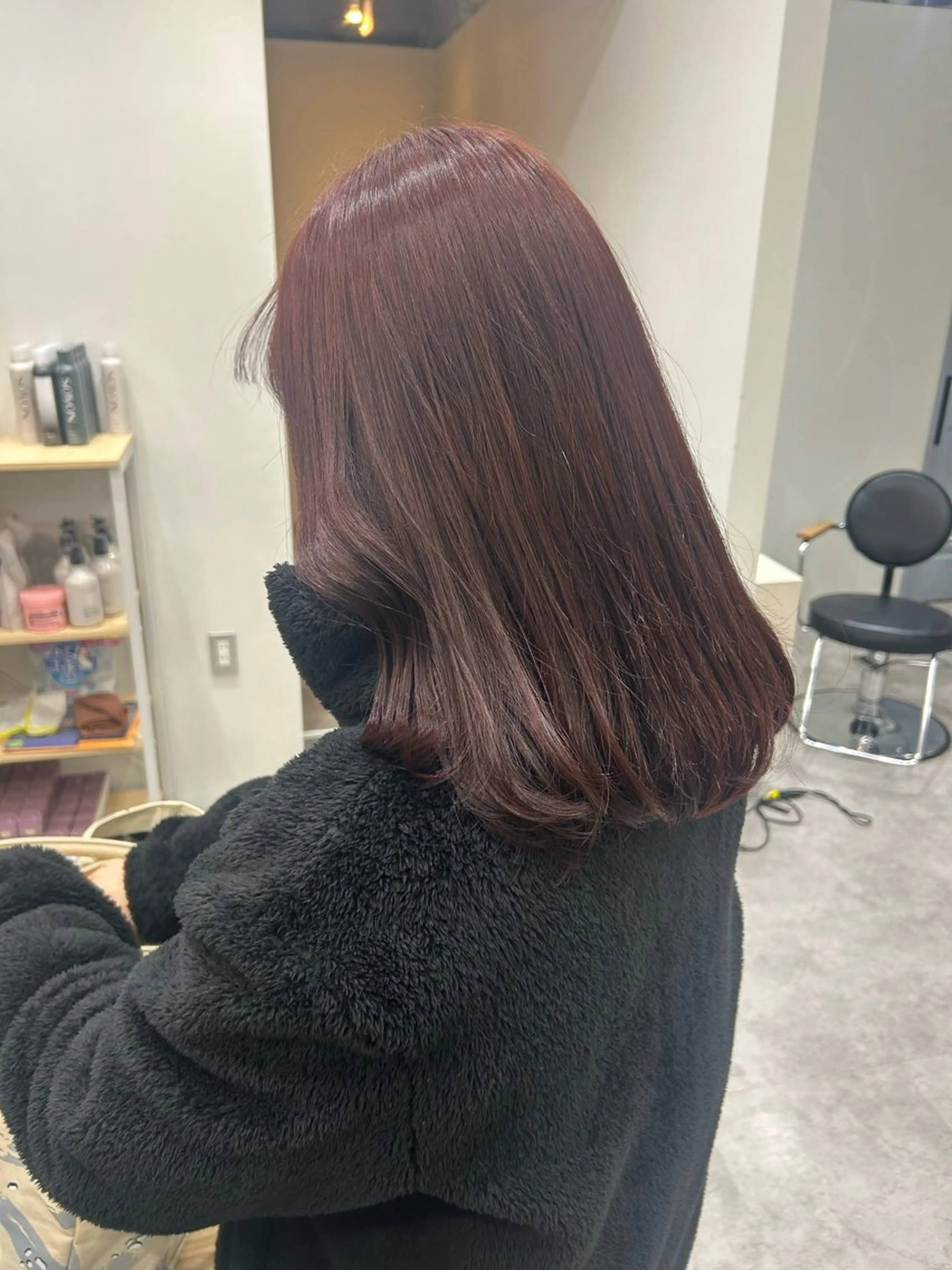 ミディアム カラー ヘアアレンジ ヘアカラー ボブ /ニュアンス/ satomi🧸💖のヘアスタイル