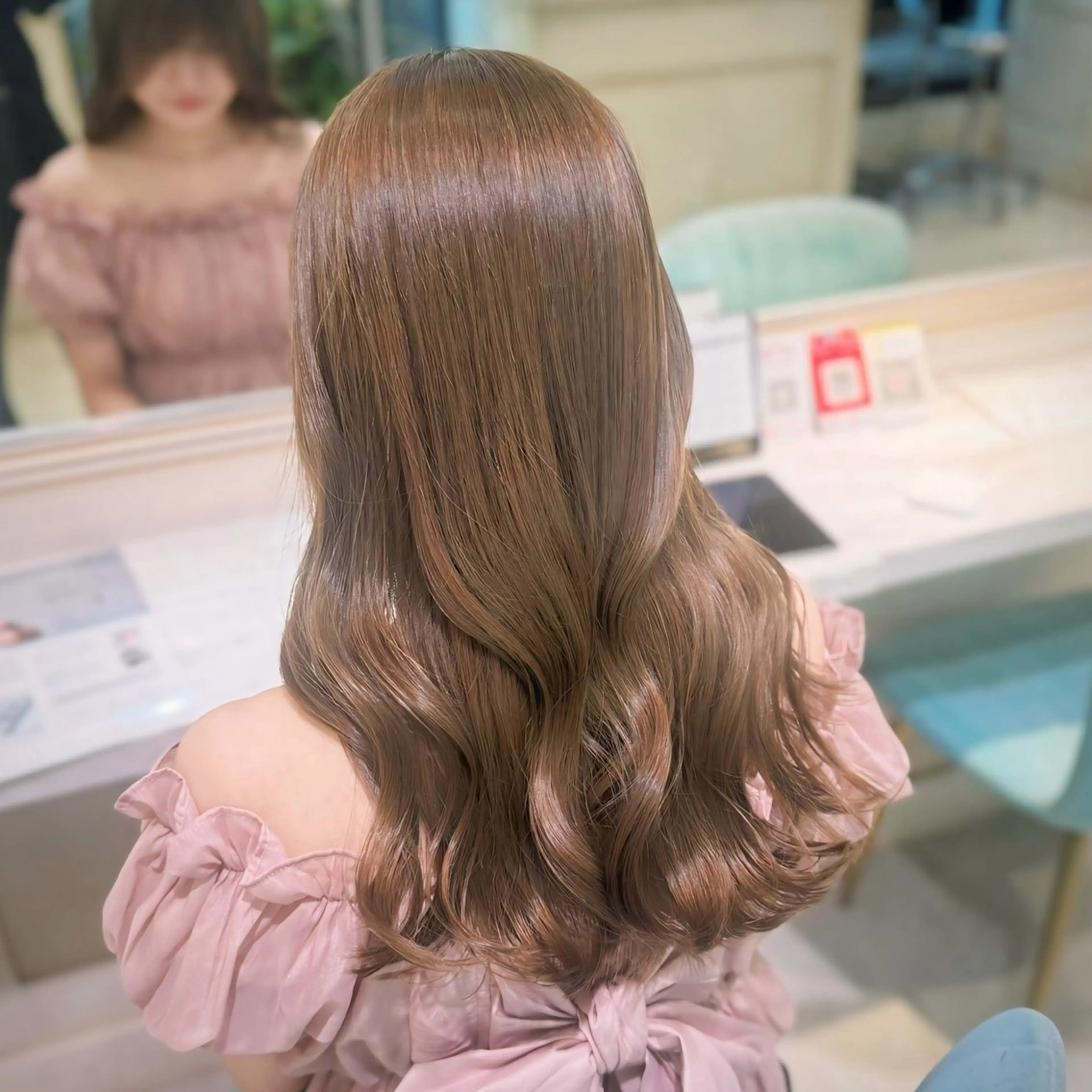 ロング カラー カット ヘアカラー トリートメント 透明感カラー/ kazusaのヘアスタイル