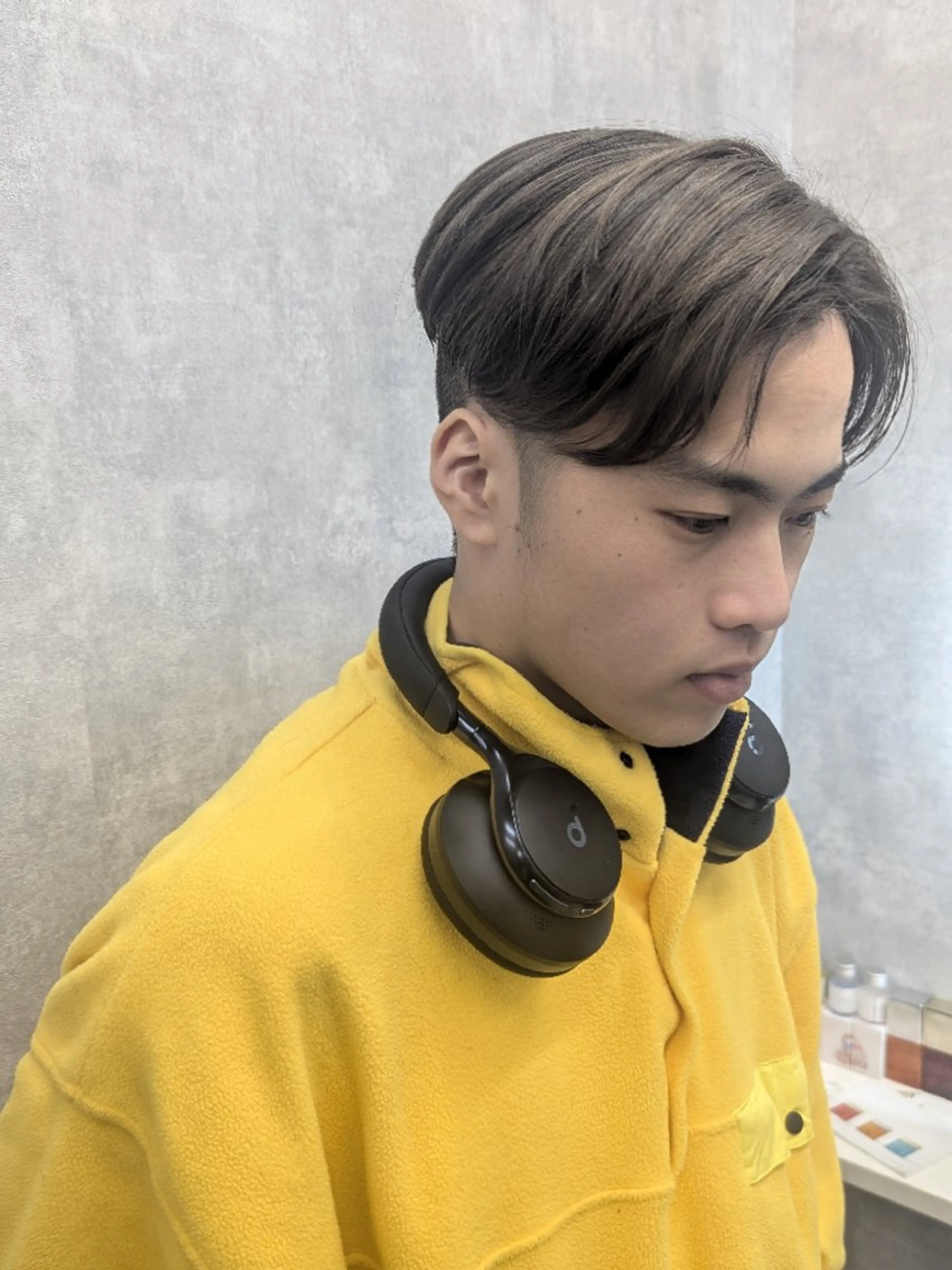 メンズ カラー アッシュ アッシュグレー 🏹MIYU￤抜け感 ×柔らかカラーのヘアスタイル