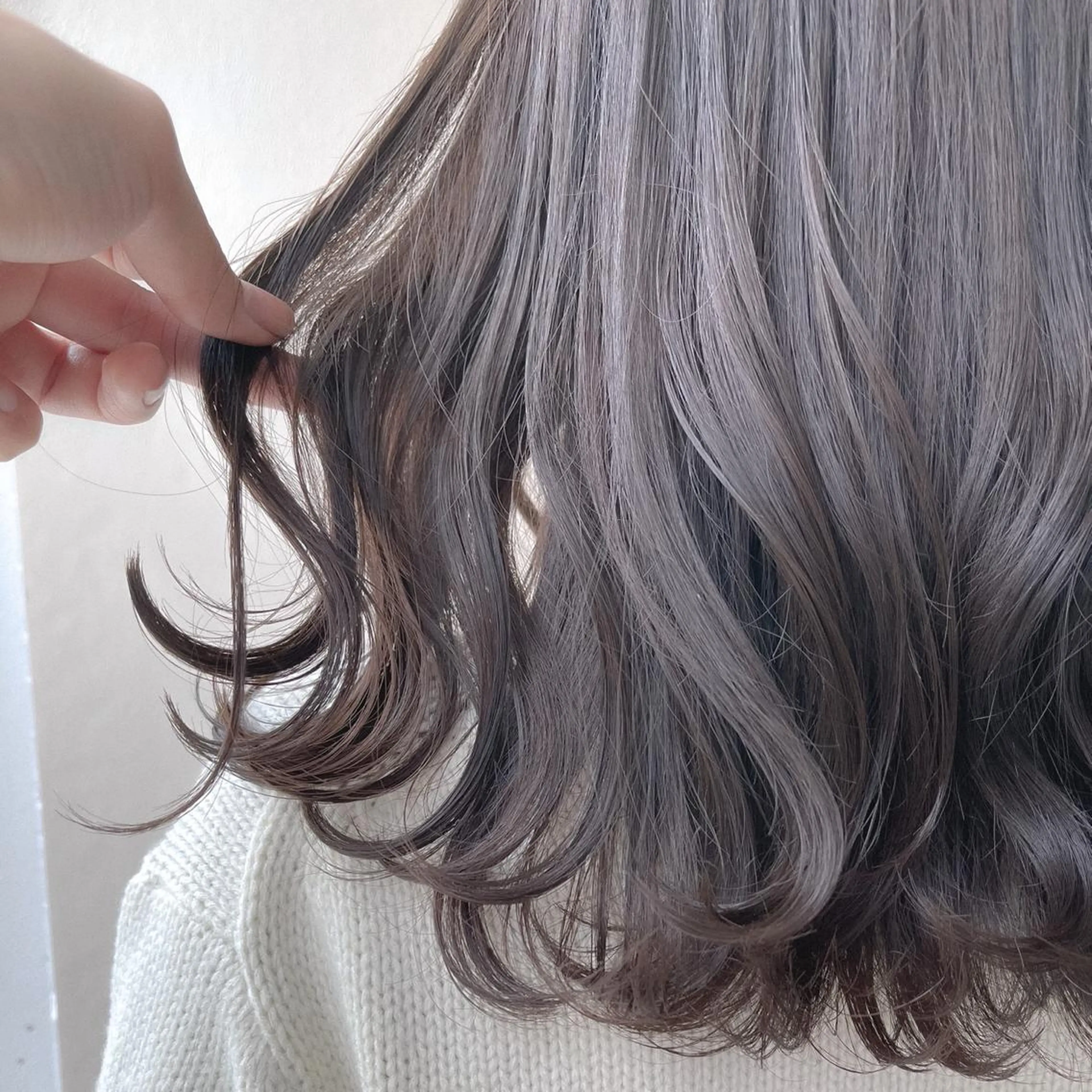 ミディアム カラー ひらやま りょういちのヘアスタイル