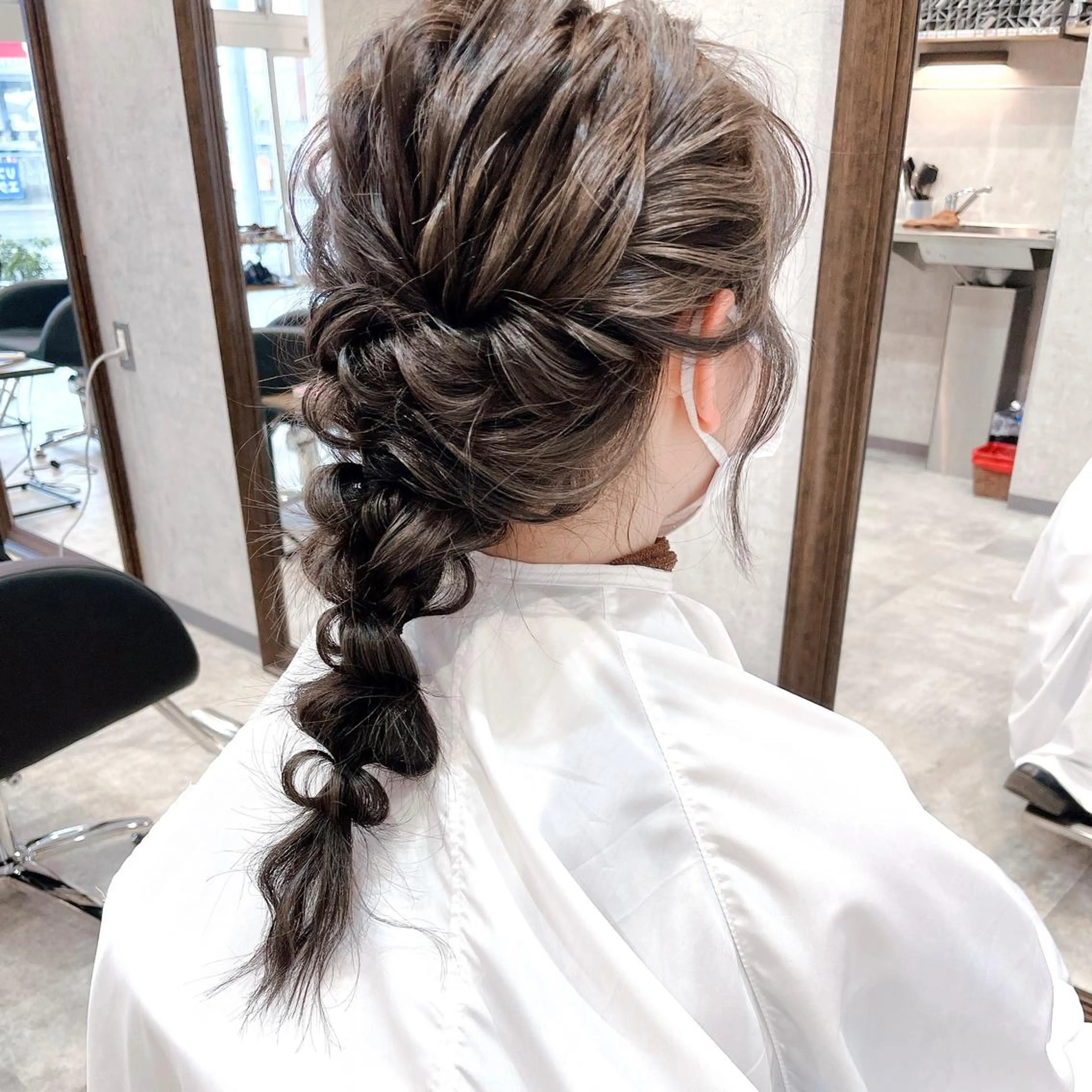 ロング カラー ヘアアレンジ ロング ヘアセット merci.所属・🌻あいり merci.🌻のヘアスタイル