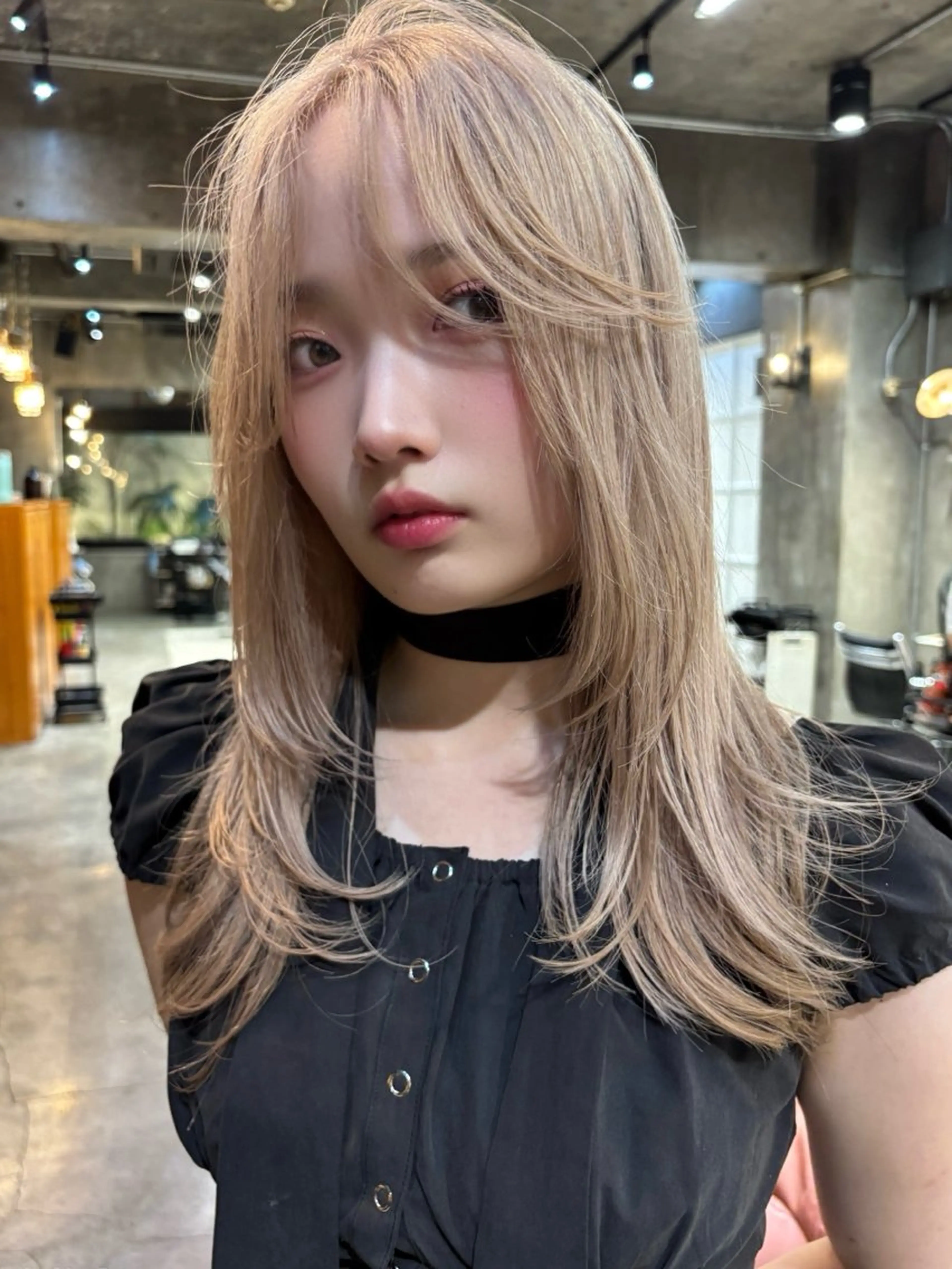 セミロング カラー デザインレイヤー/ KOSUKEのヘアスタイル