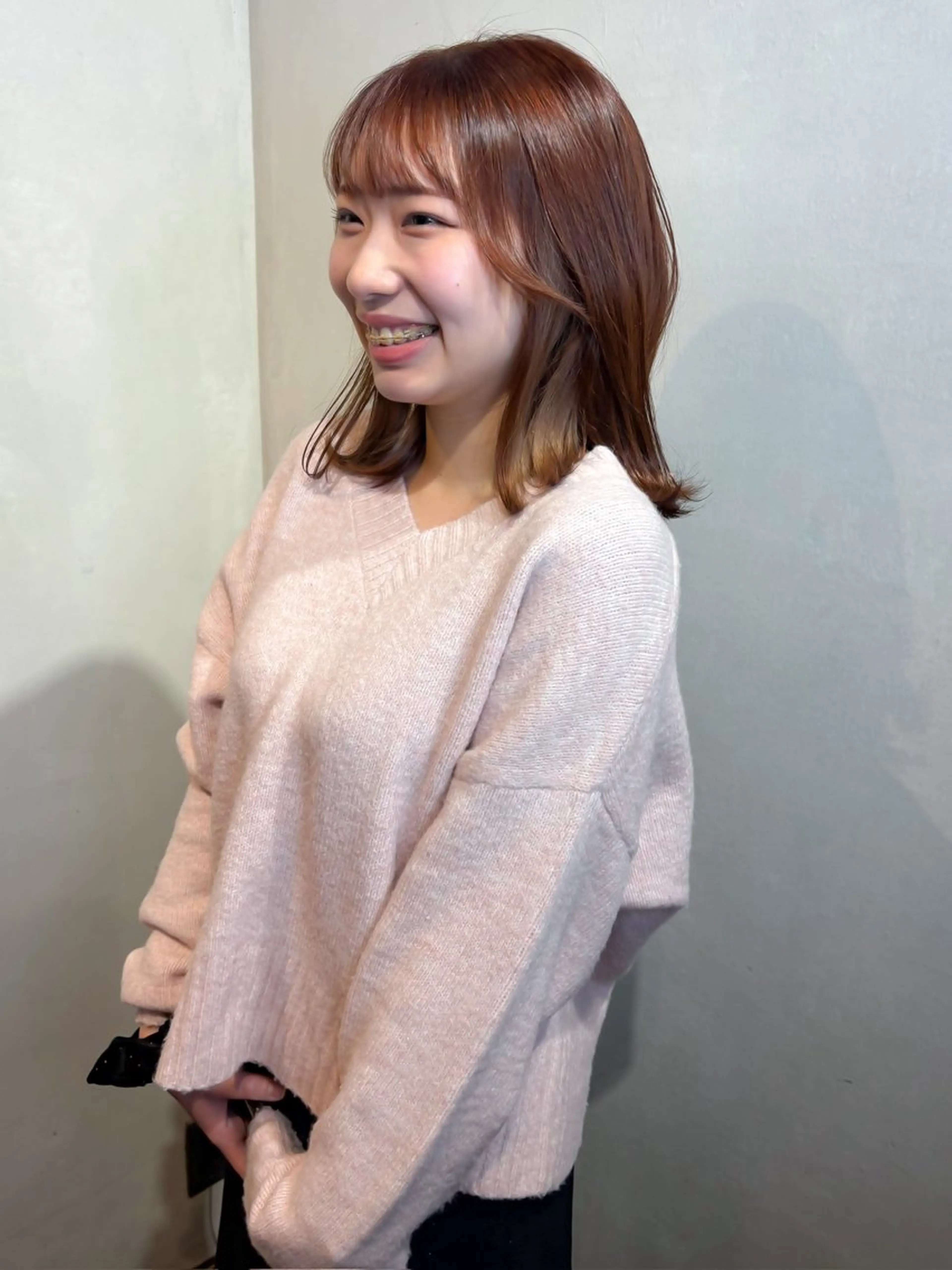 ミディアム カラー Aya/四条烏丸/ インナーカラーのヘアスタイル