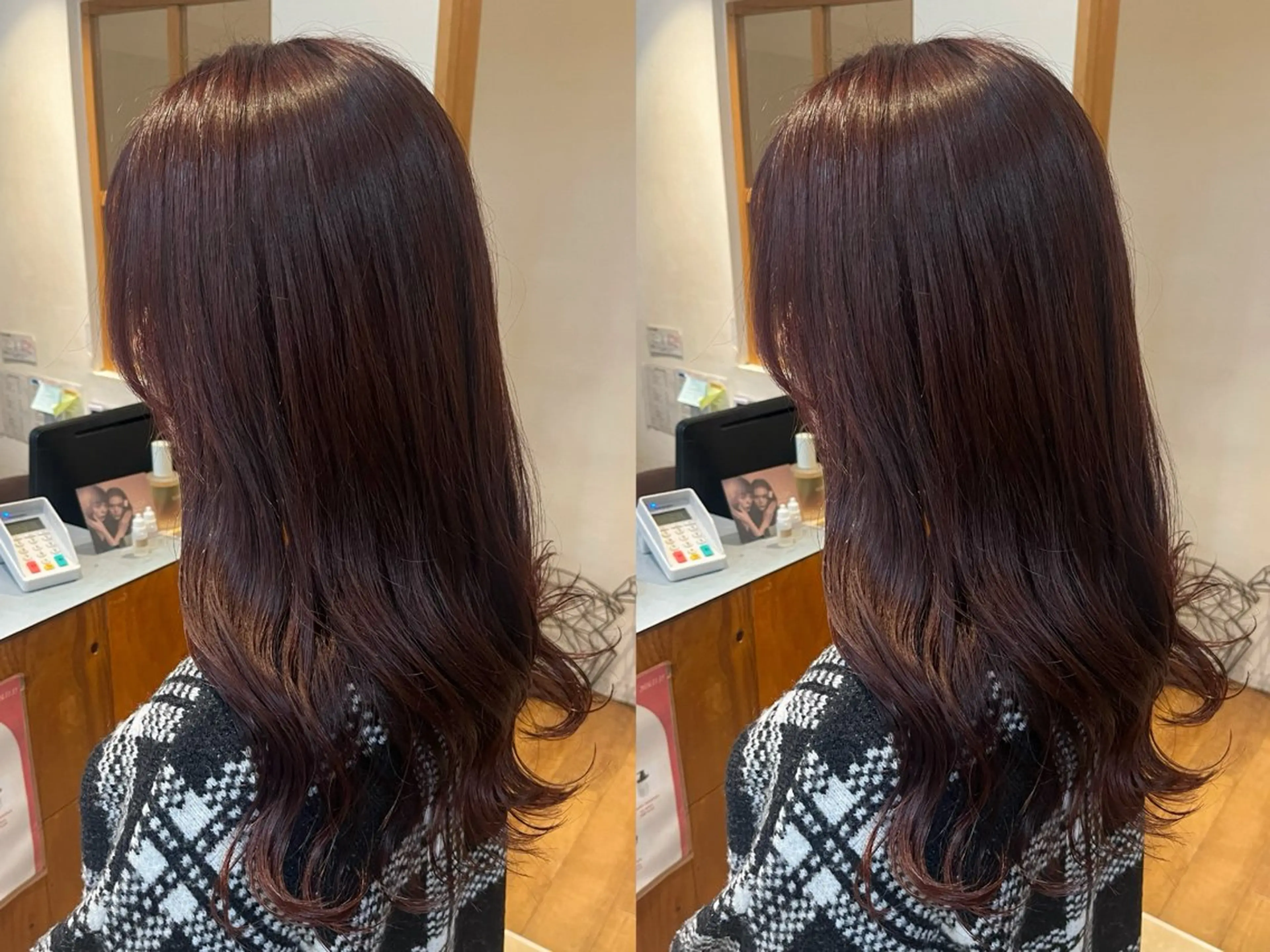 ロング カラー 安達 葵のヘアスタイル