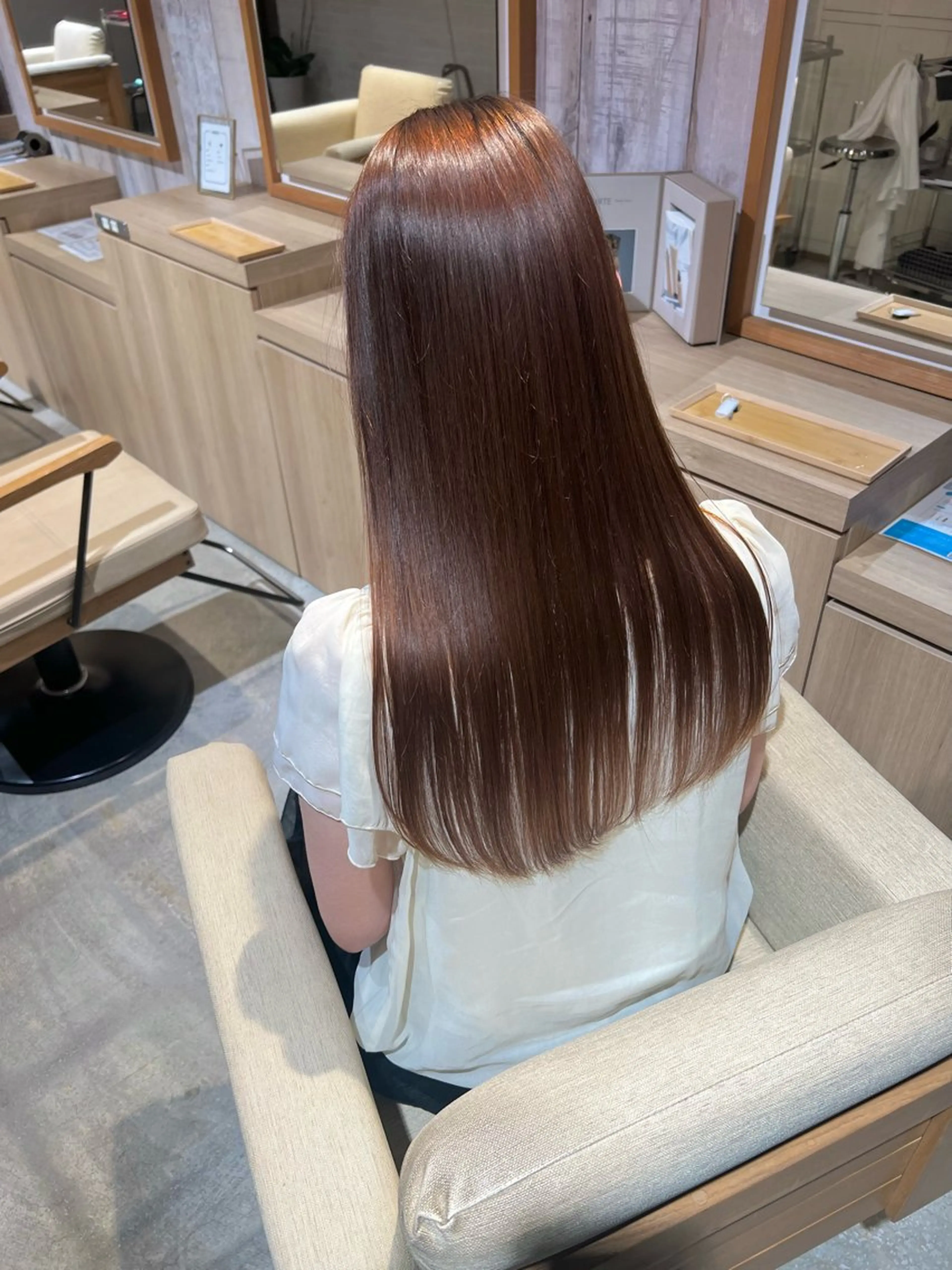 ロング 髪質改善 時﨑 実子/透明感カラーのヘアスタイル