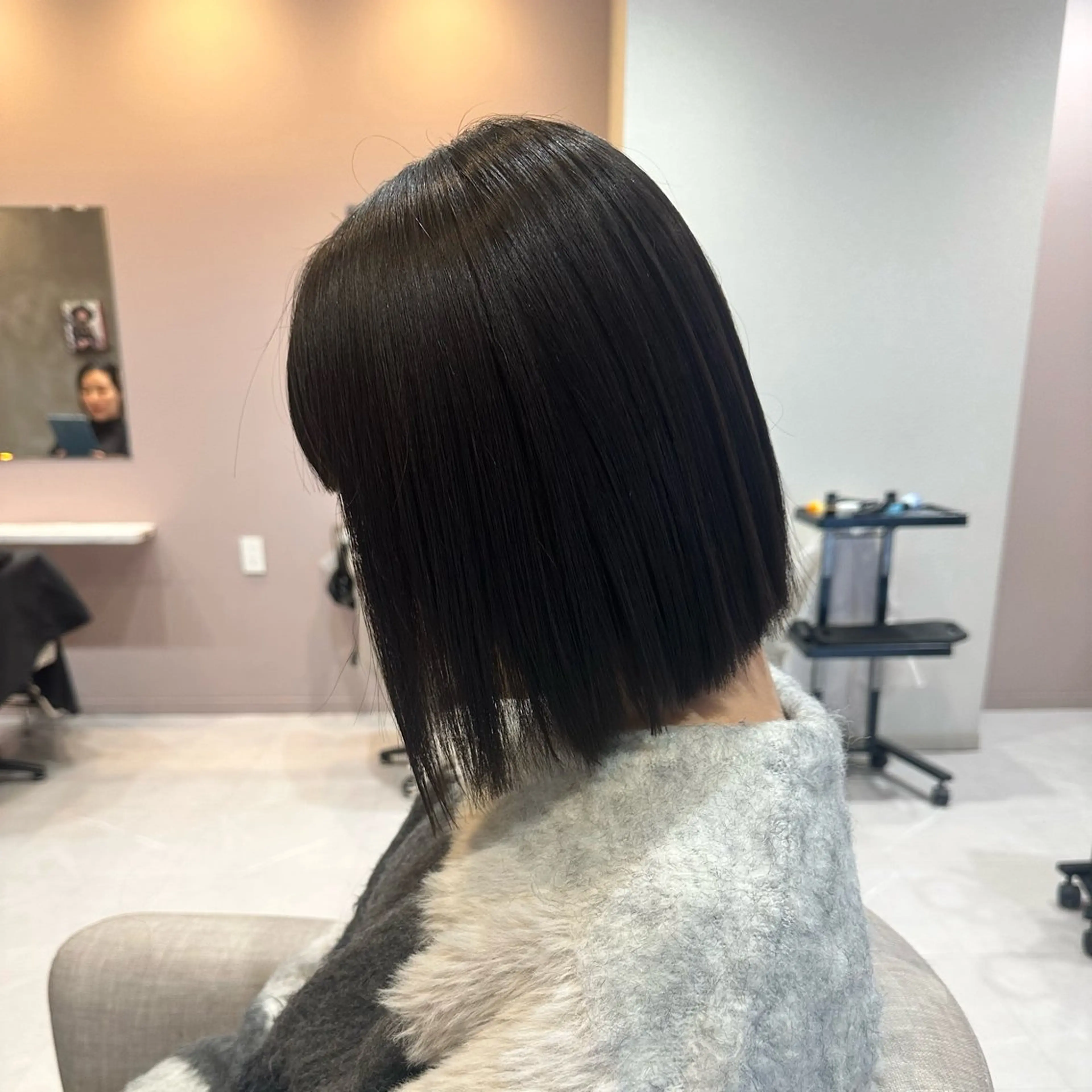 ミディアム 🧡似合わせレイヤー 艶カラーこなつ💛のヘアスタイル