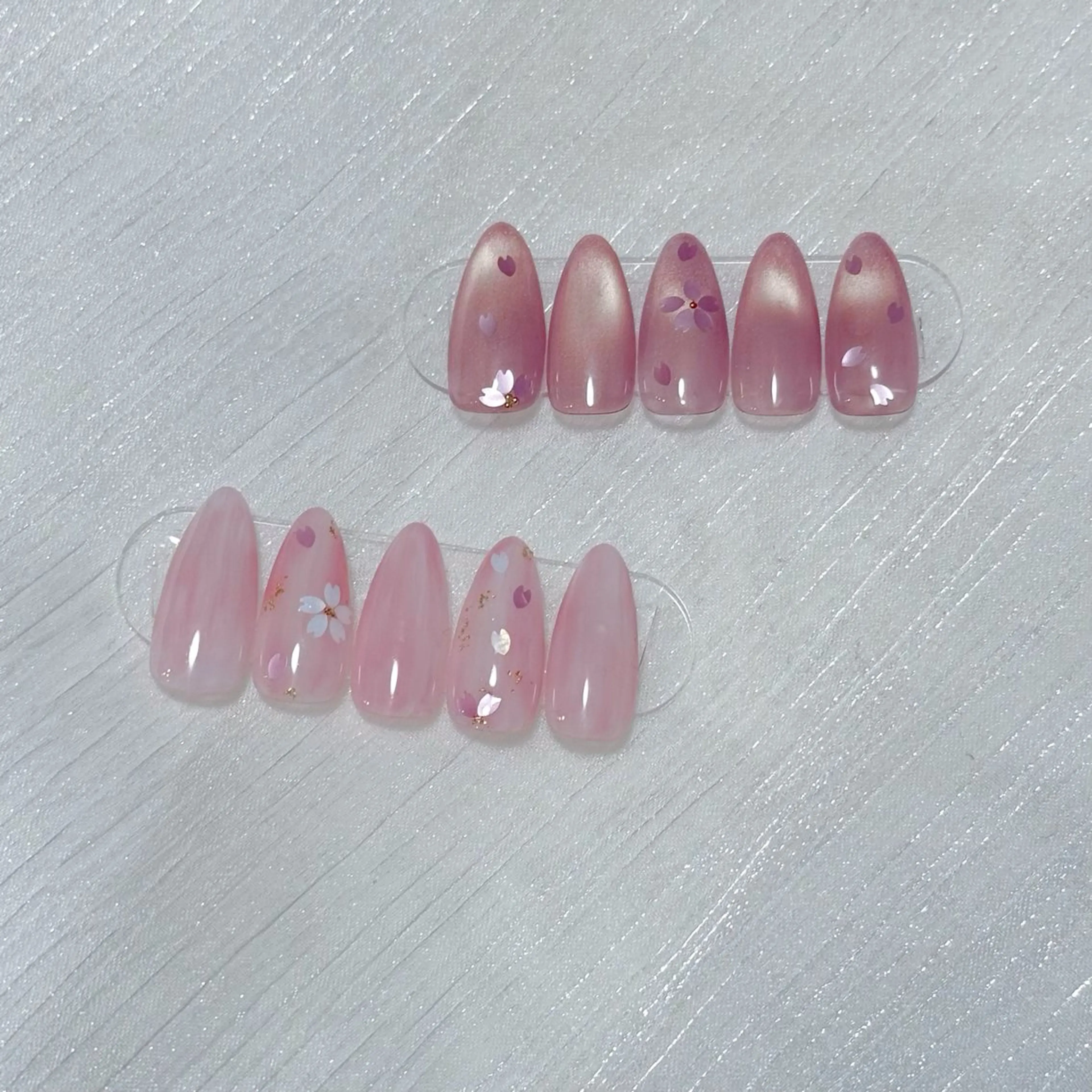 ネイル 春ネイル ハンドネイル mau🩵nail 堺筋本町｜心斎橋のネイルデザイン