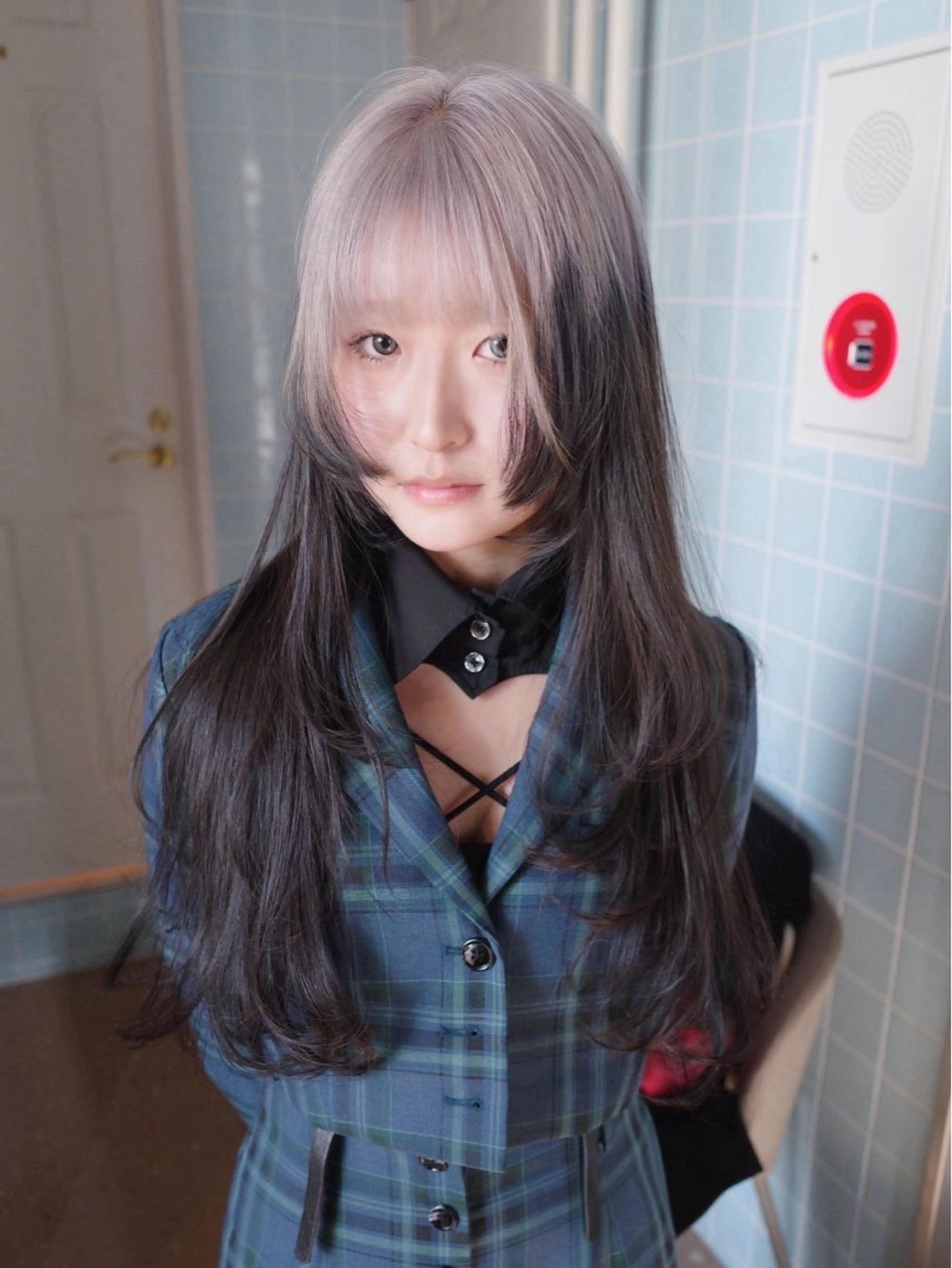 ロング カラー nakatsu aimuのヘアスタイル