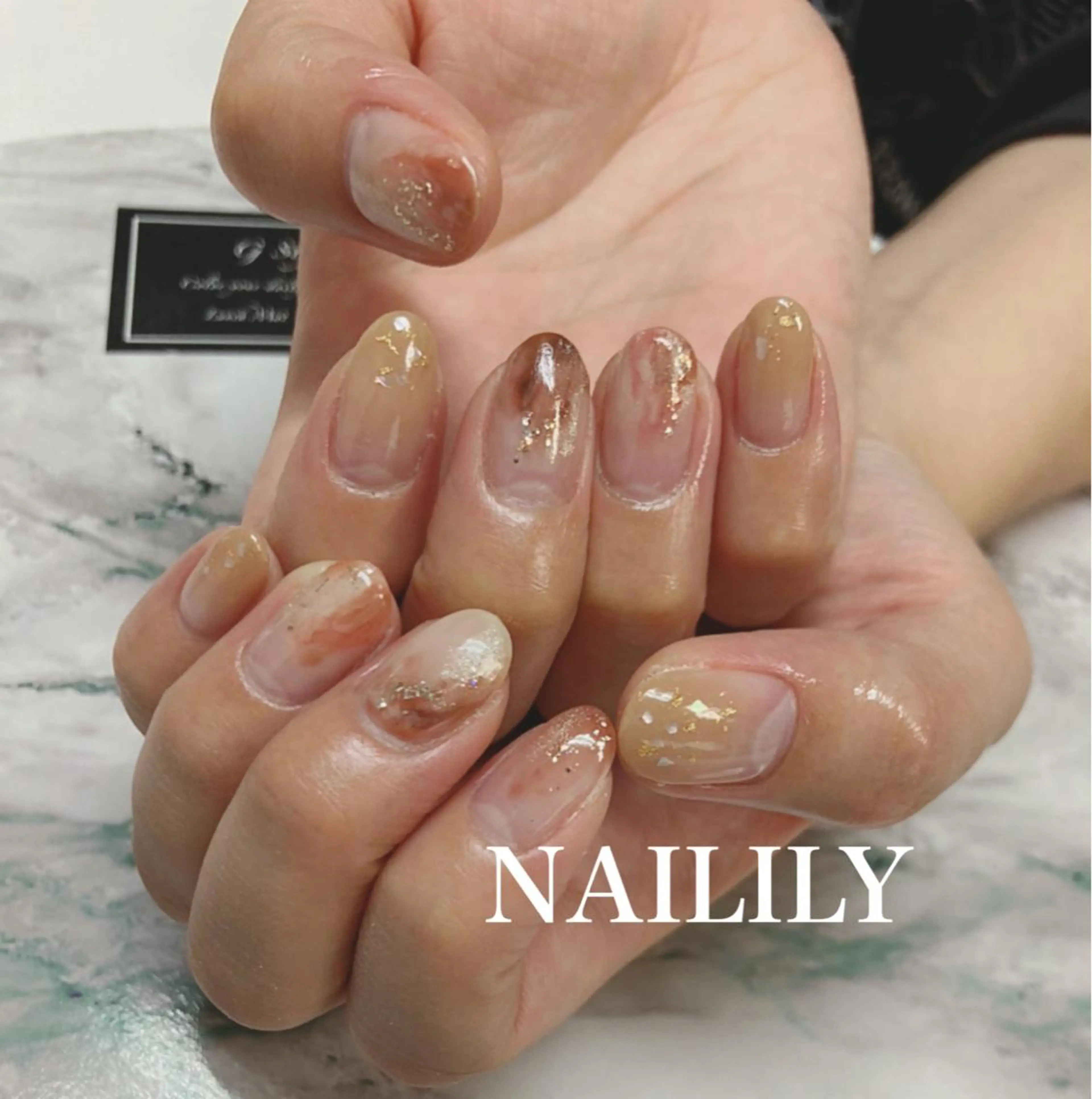 ネイル 持ち込み ニュアンスネイル ネイルサロン NAILILYのネイルデザイン