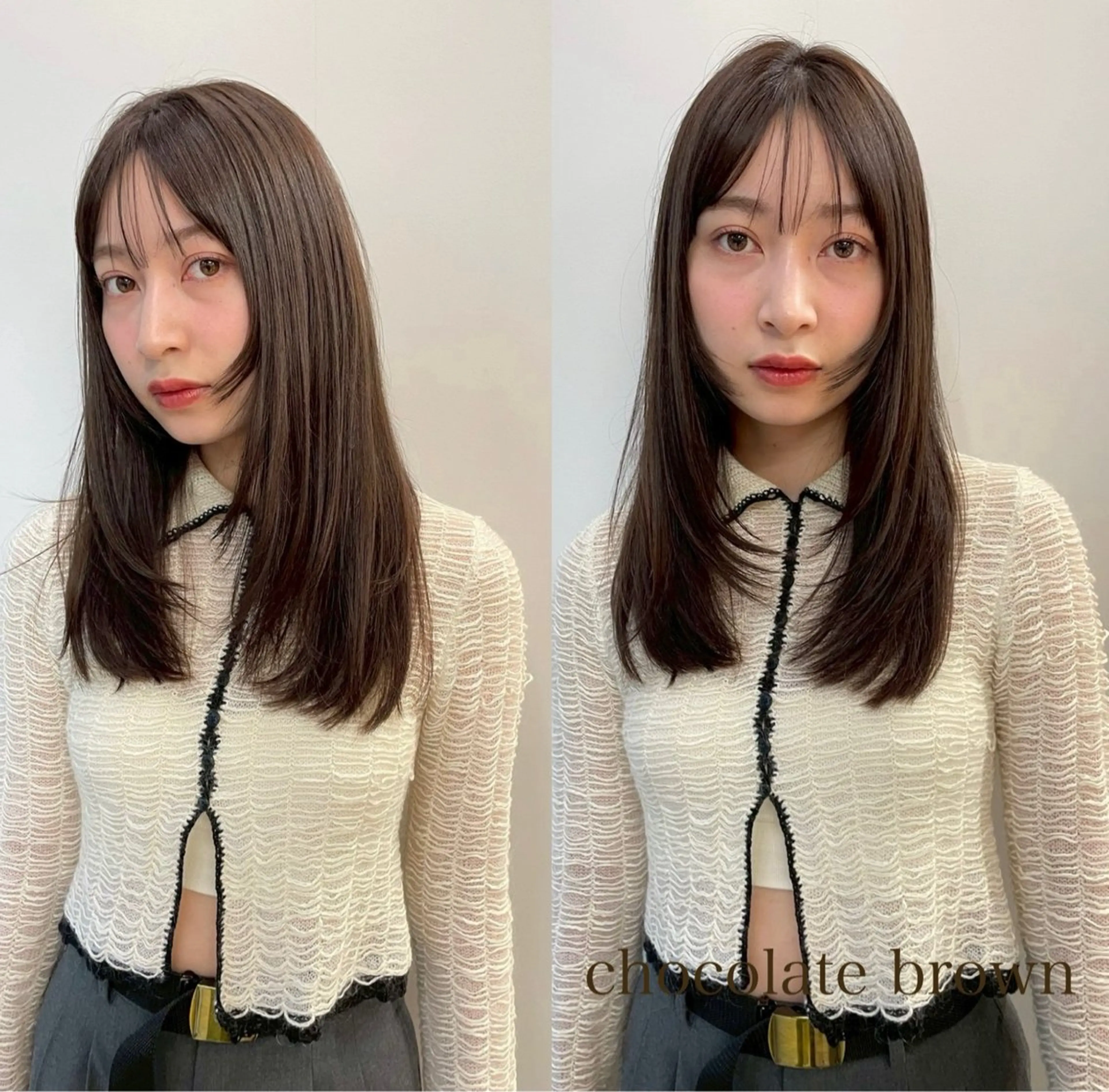 カラー miku/天神 艶カラーのヘアスタイル