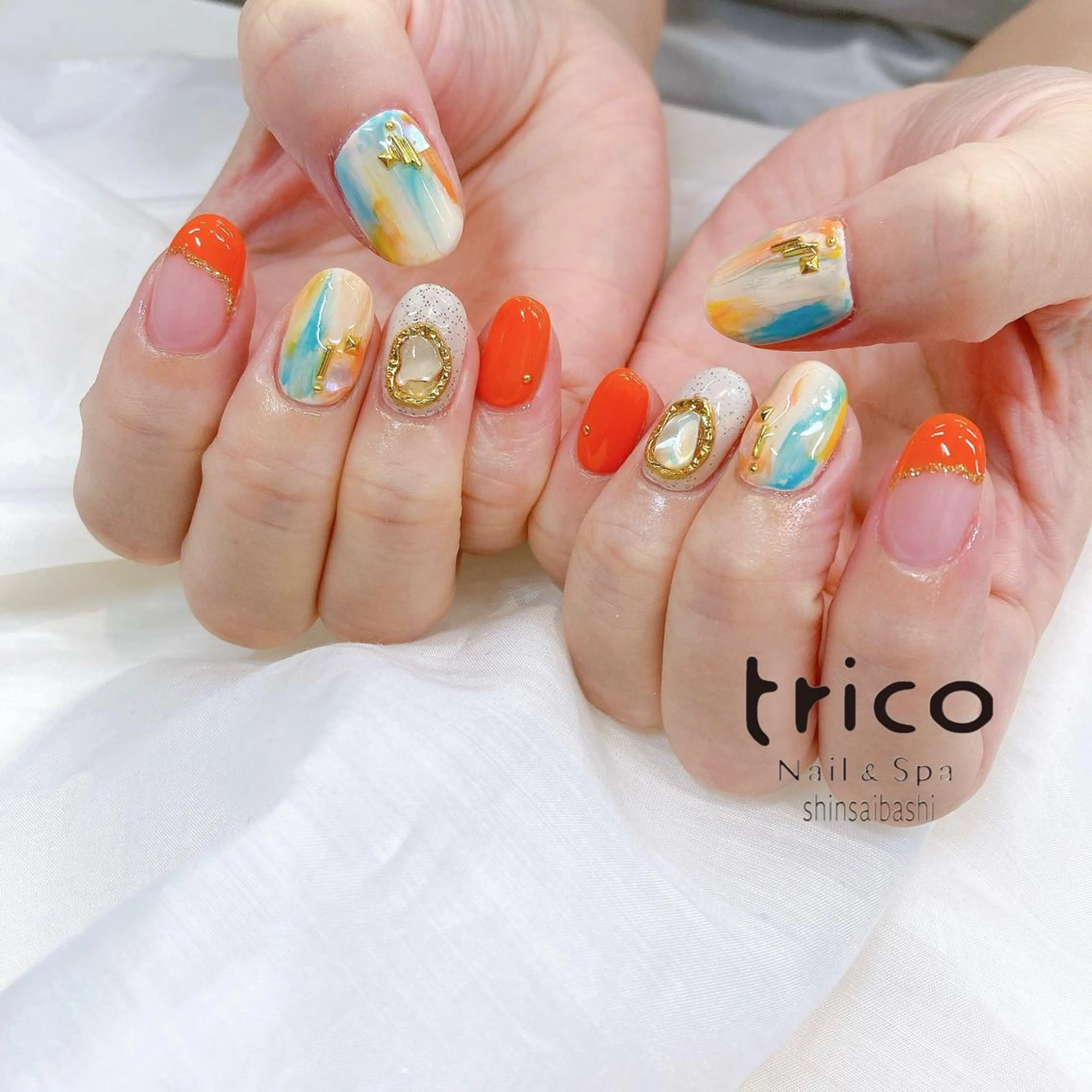 ネイル ハンドネイル 竹本 恵美のネイルデザイン