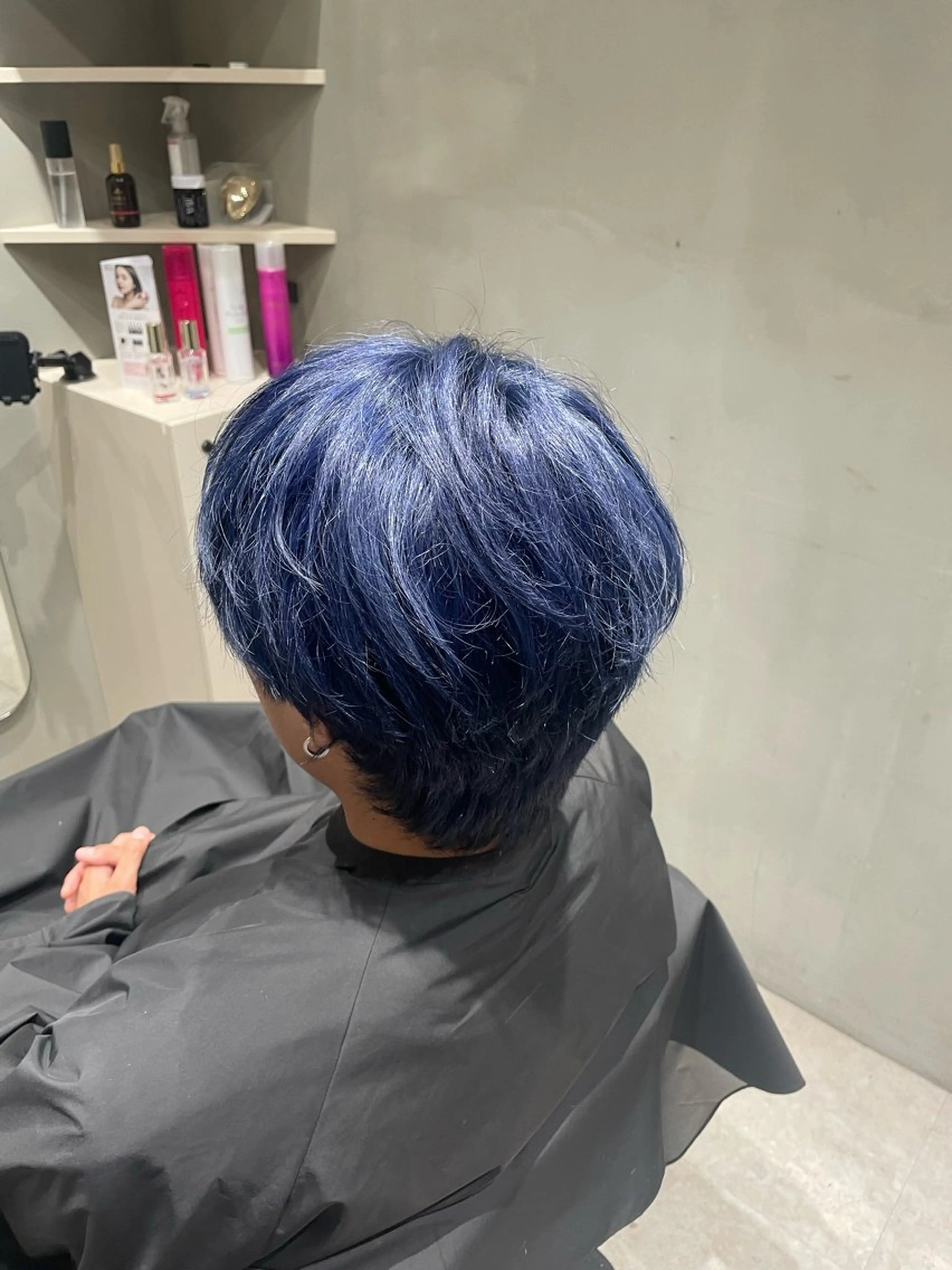 ≪ミニモ学割≫u24メンズカット➕1ブリーチ➕オンカラーの写真