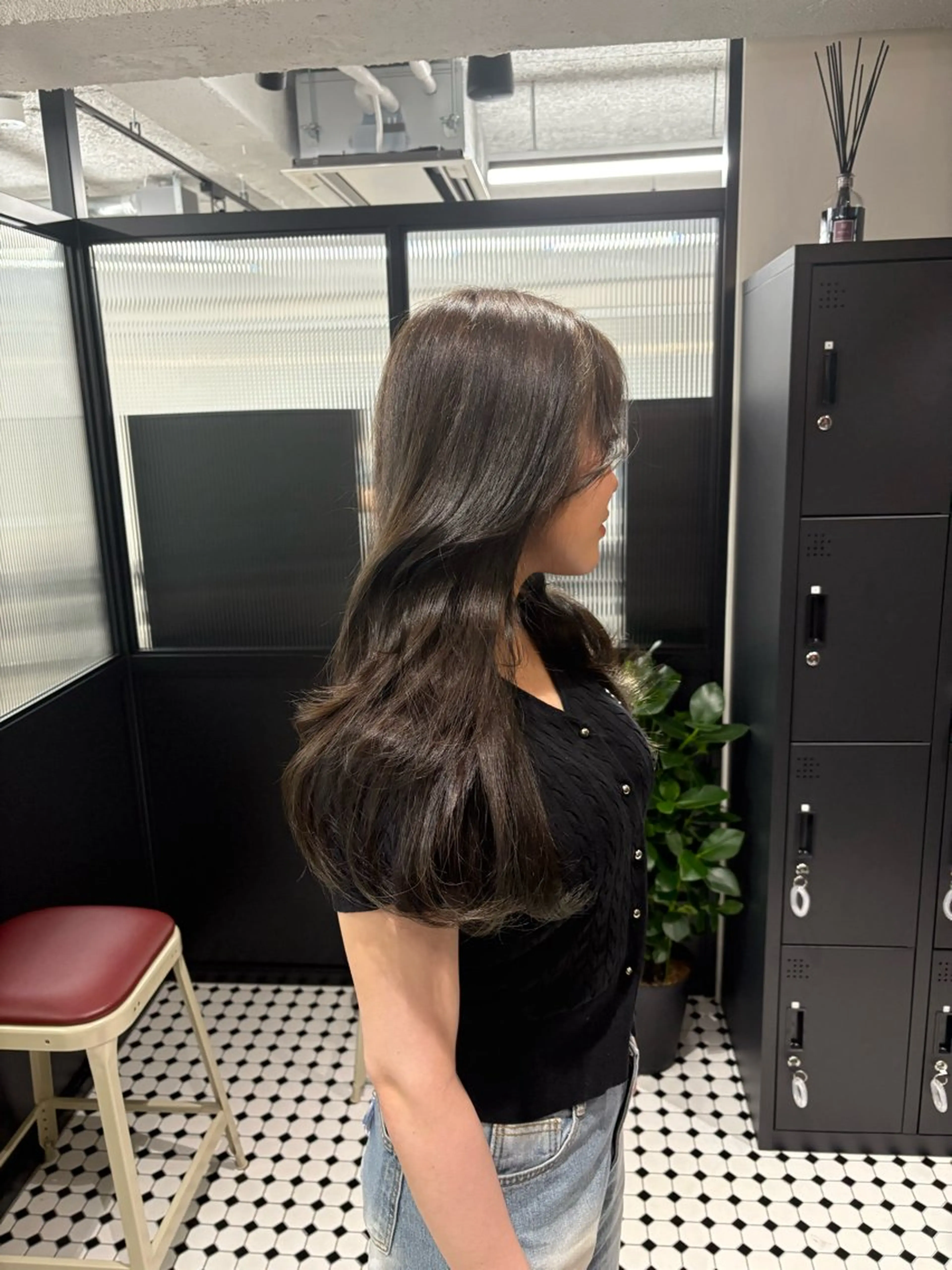 ロング カラー ヘアカラー ヘッドスパ ヘアセット 韓国/トレンド レイヤー【101】のヘアスタイル