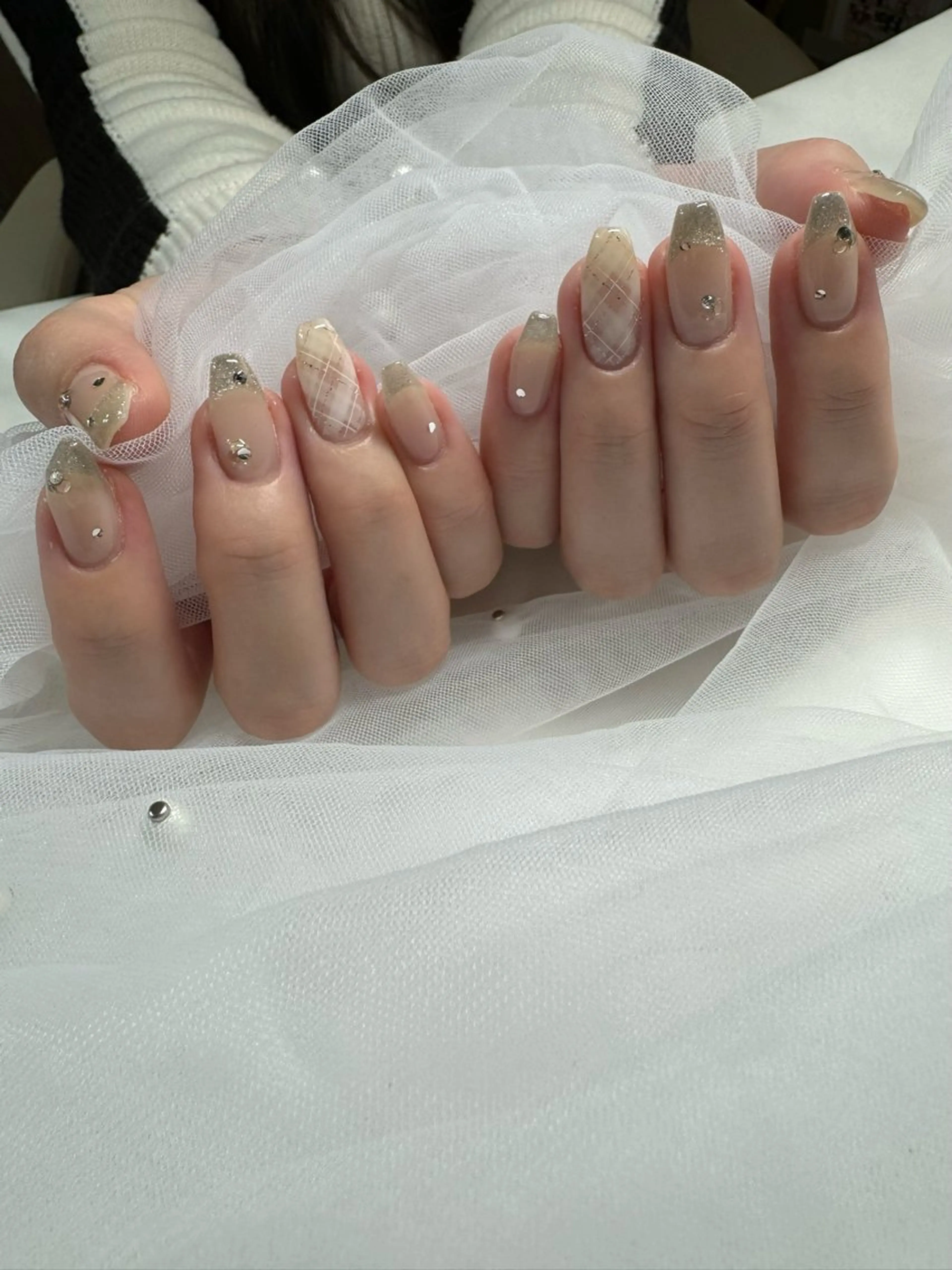 ネイル ジェルネイル 東 千夏のネイルデザイン