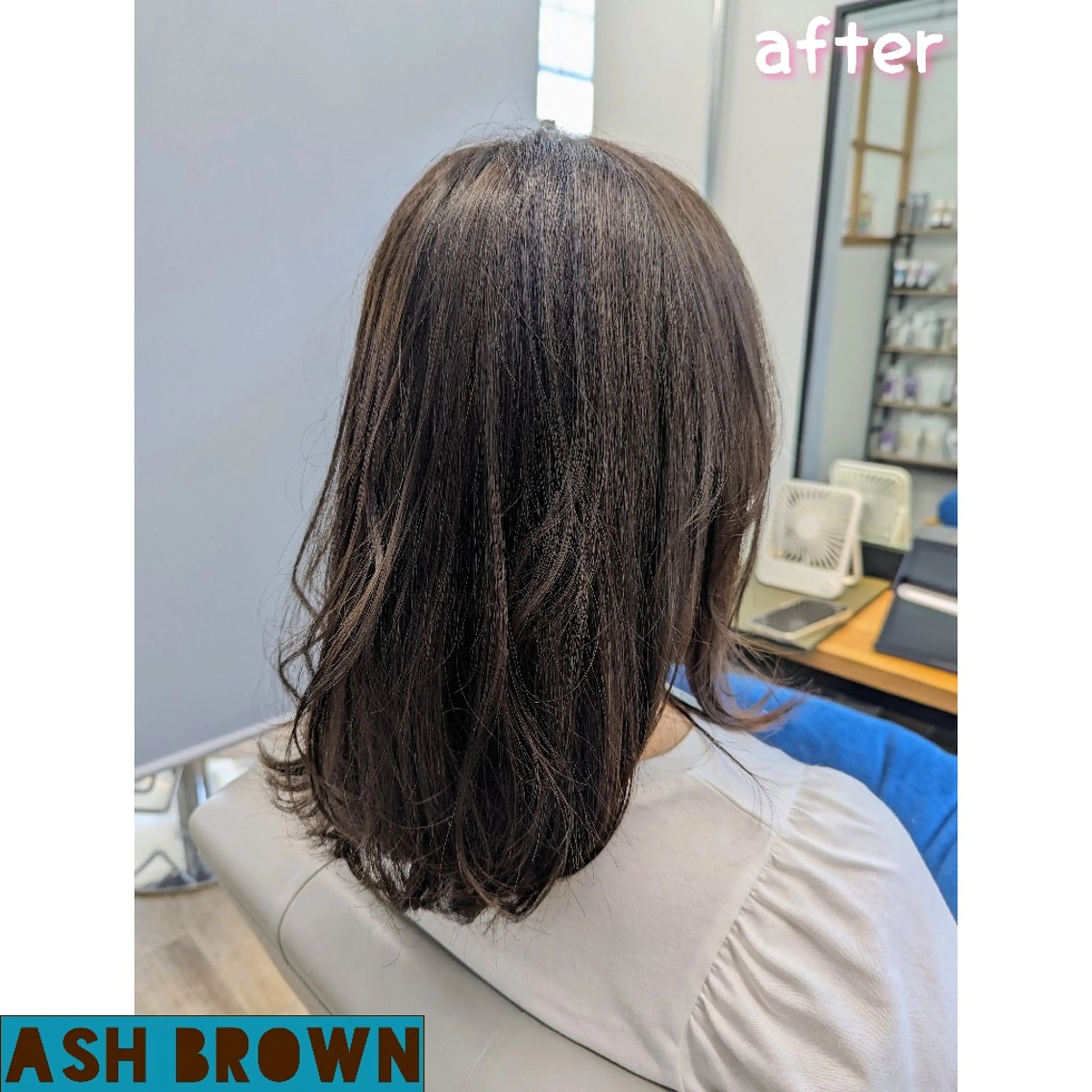 セミロング カラー ブリーチ 透明感カラー ブリーチなしカラー Kokeshi/美髪 /脱毛/ヘッドスパのヘアスタイル