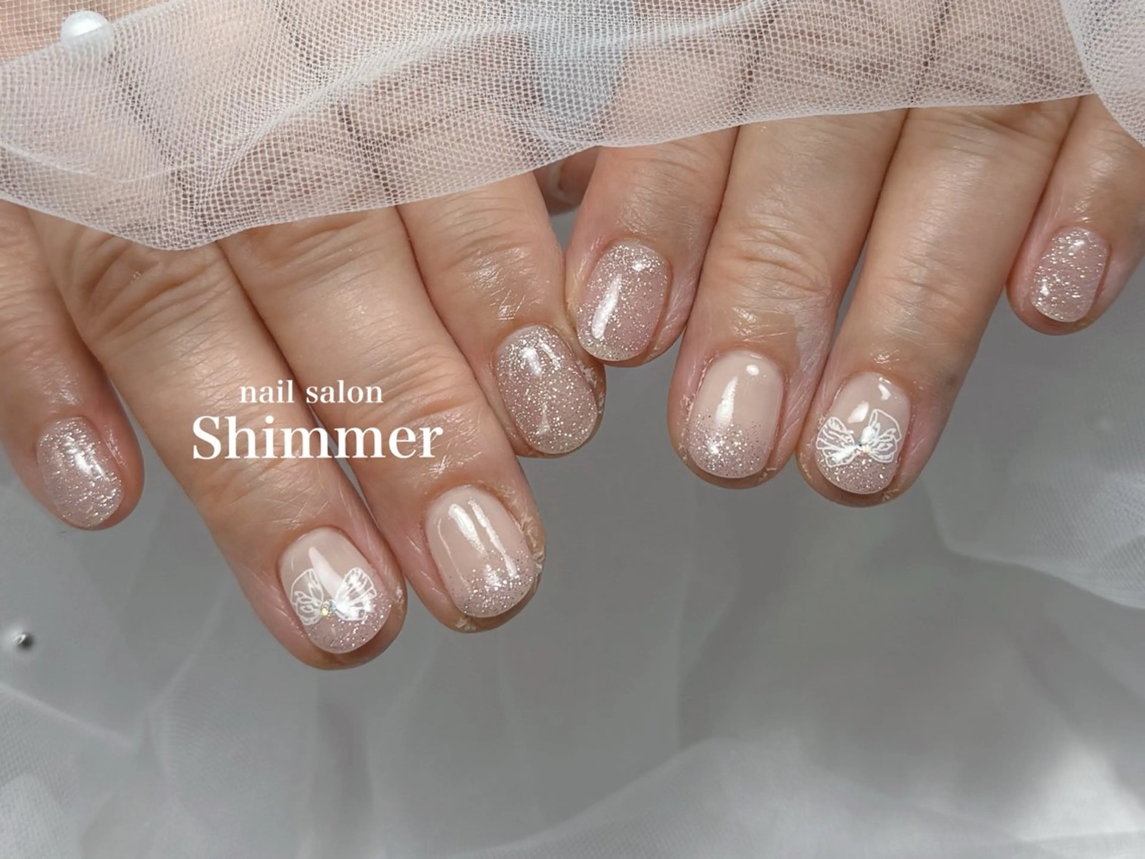 ネイル ハンドネイル Shimmer Risaのネイルデザイン