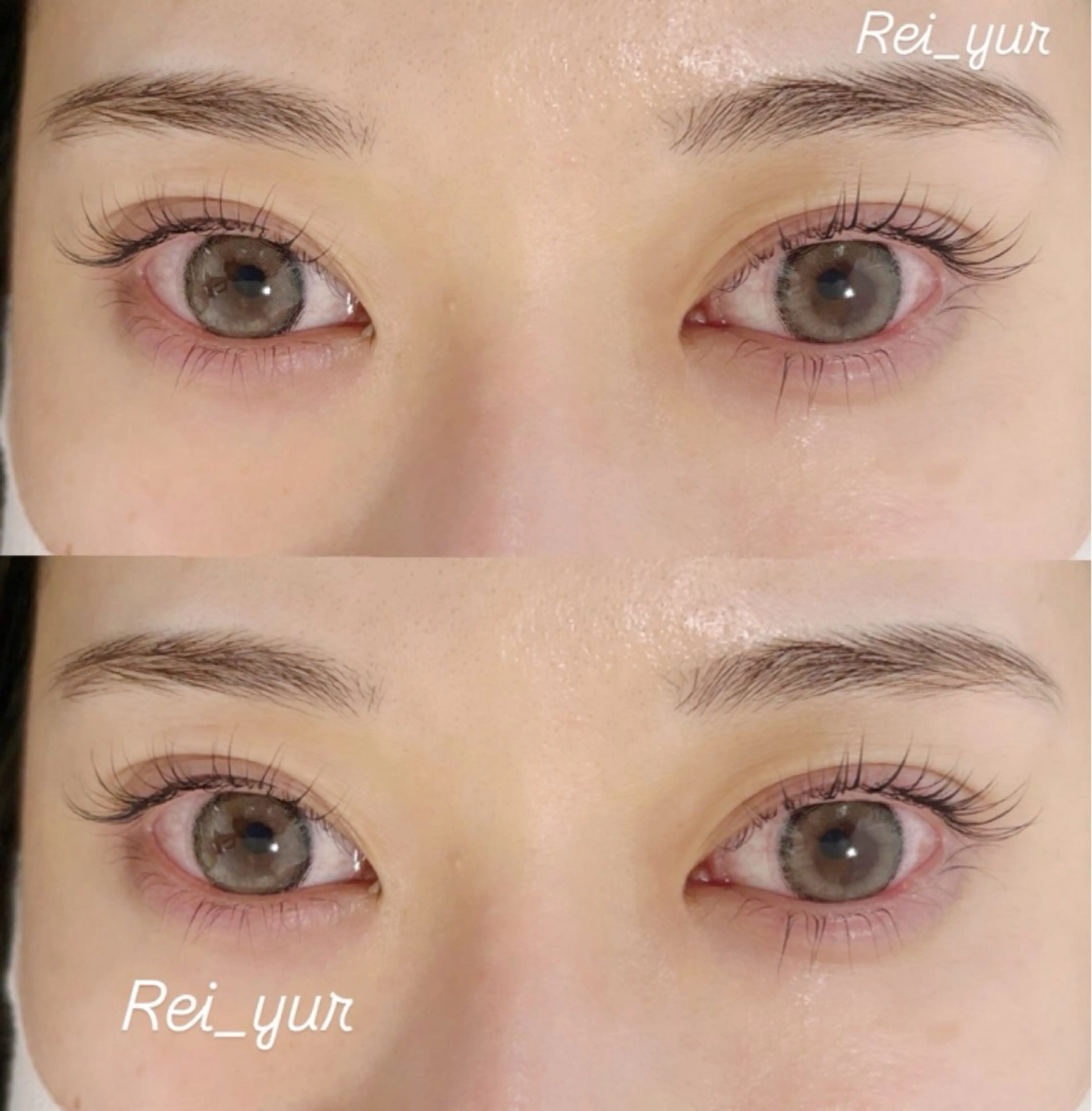 上下まつげパーマの写真