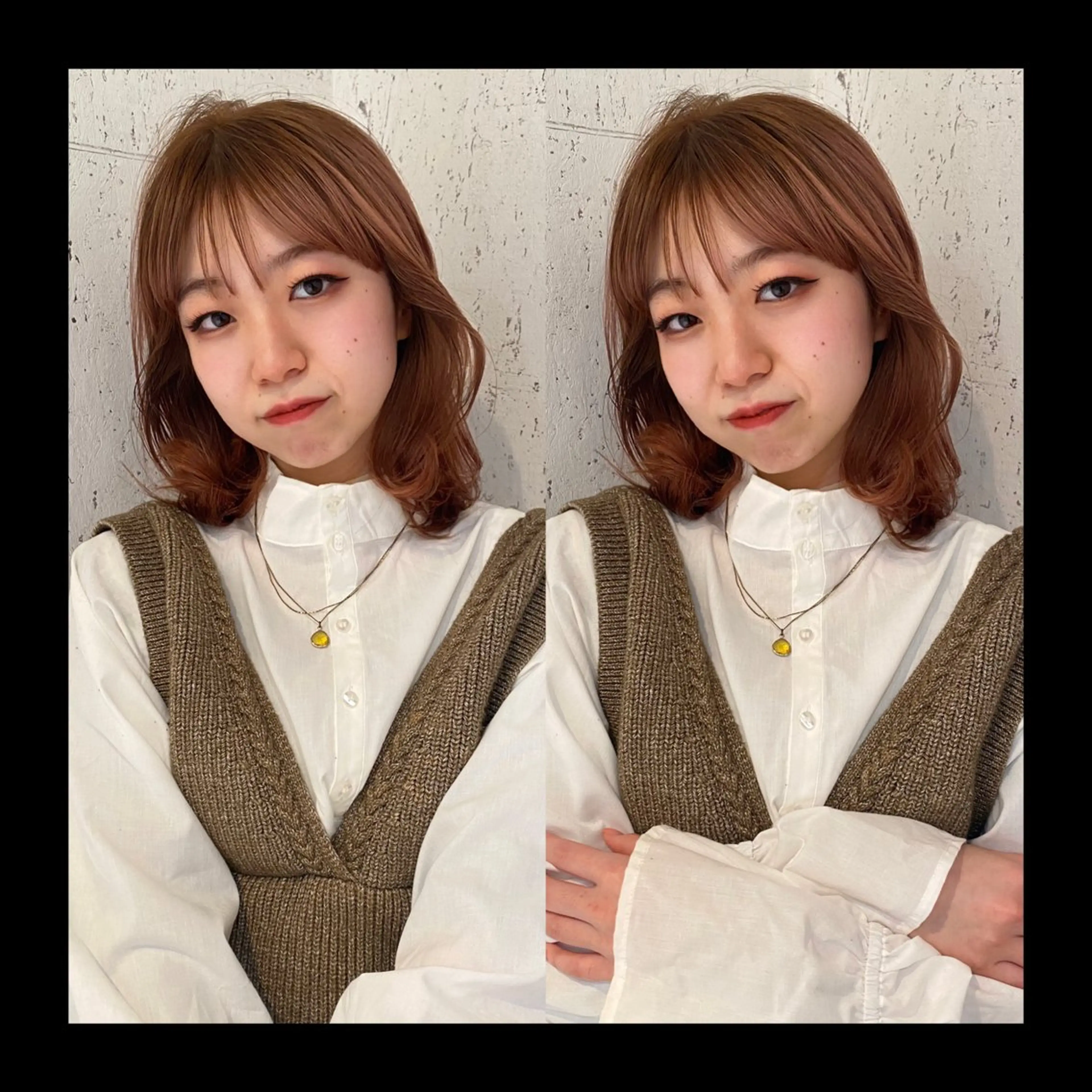 ショート カラー ブラウンカラー カット ヘアカラー トリートメント mai / linoah˚✧のヘアスタイル