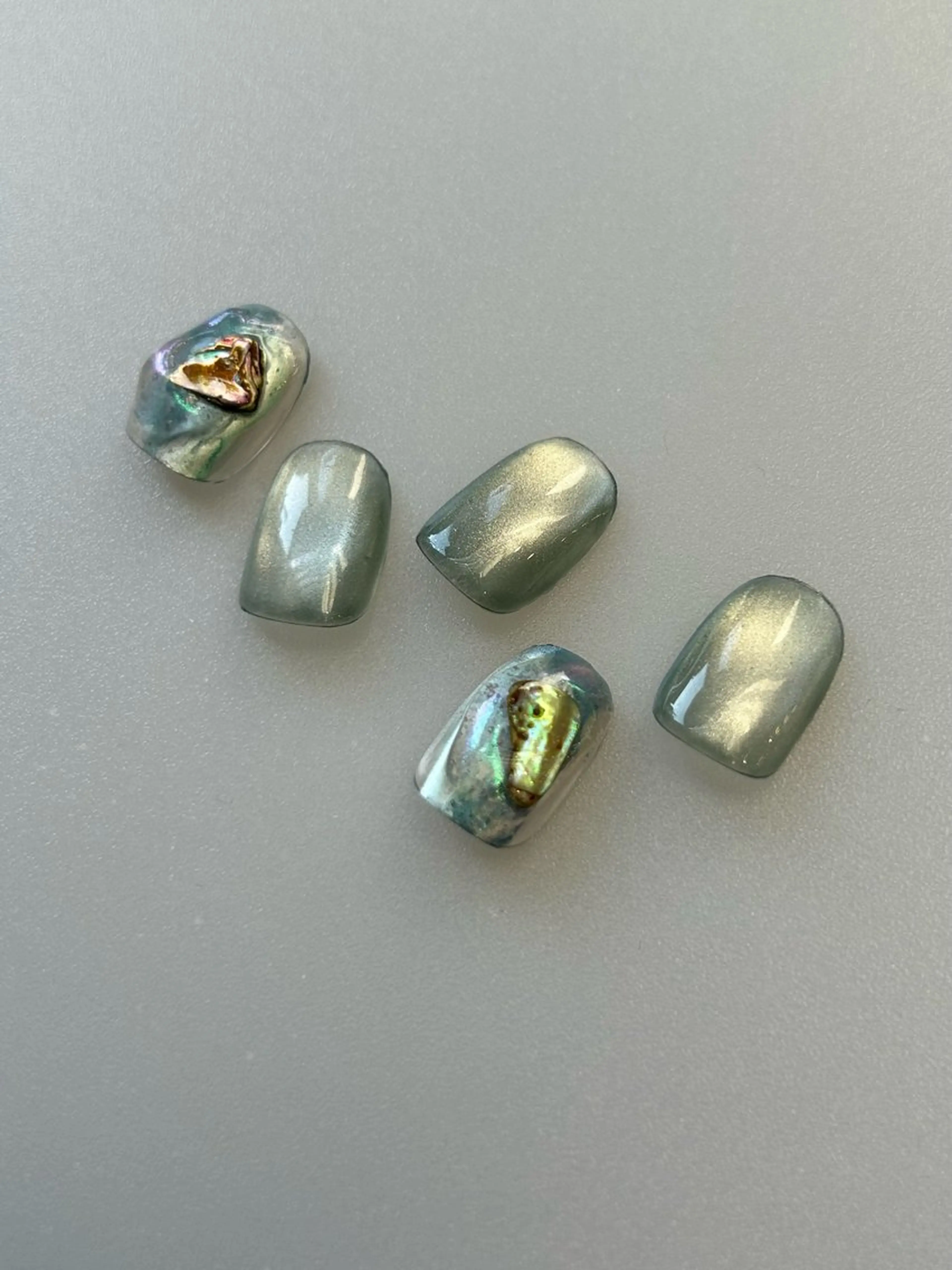 ネイル フラッシュネイル マグネットネイル ニュアンスネイル conq所属・Kyu_西荻窪 Nail Conqのネイルデザイン