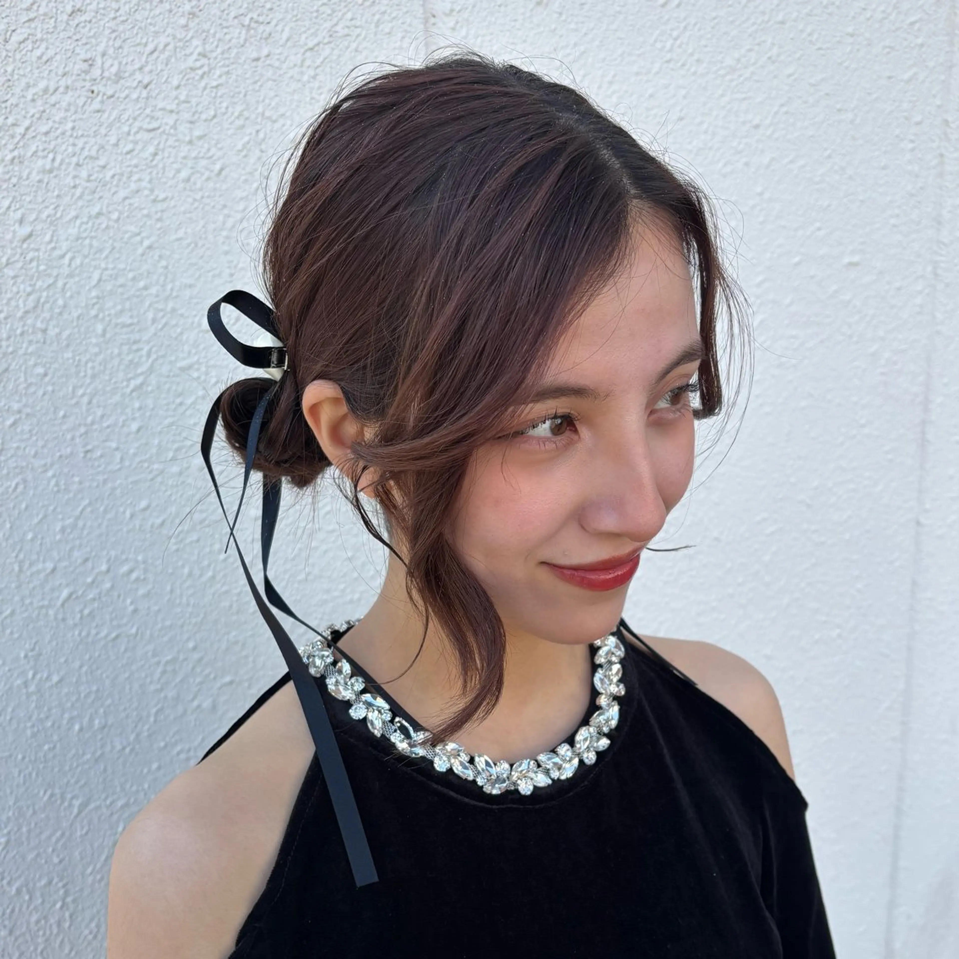 セミロング ヘアセット 🎀ハイトーン/ 艶カラー/夕月🎀のヘアスタイル