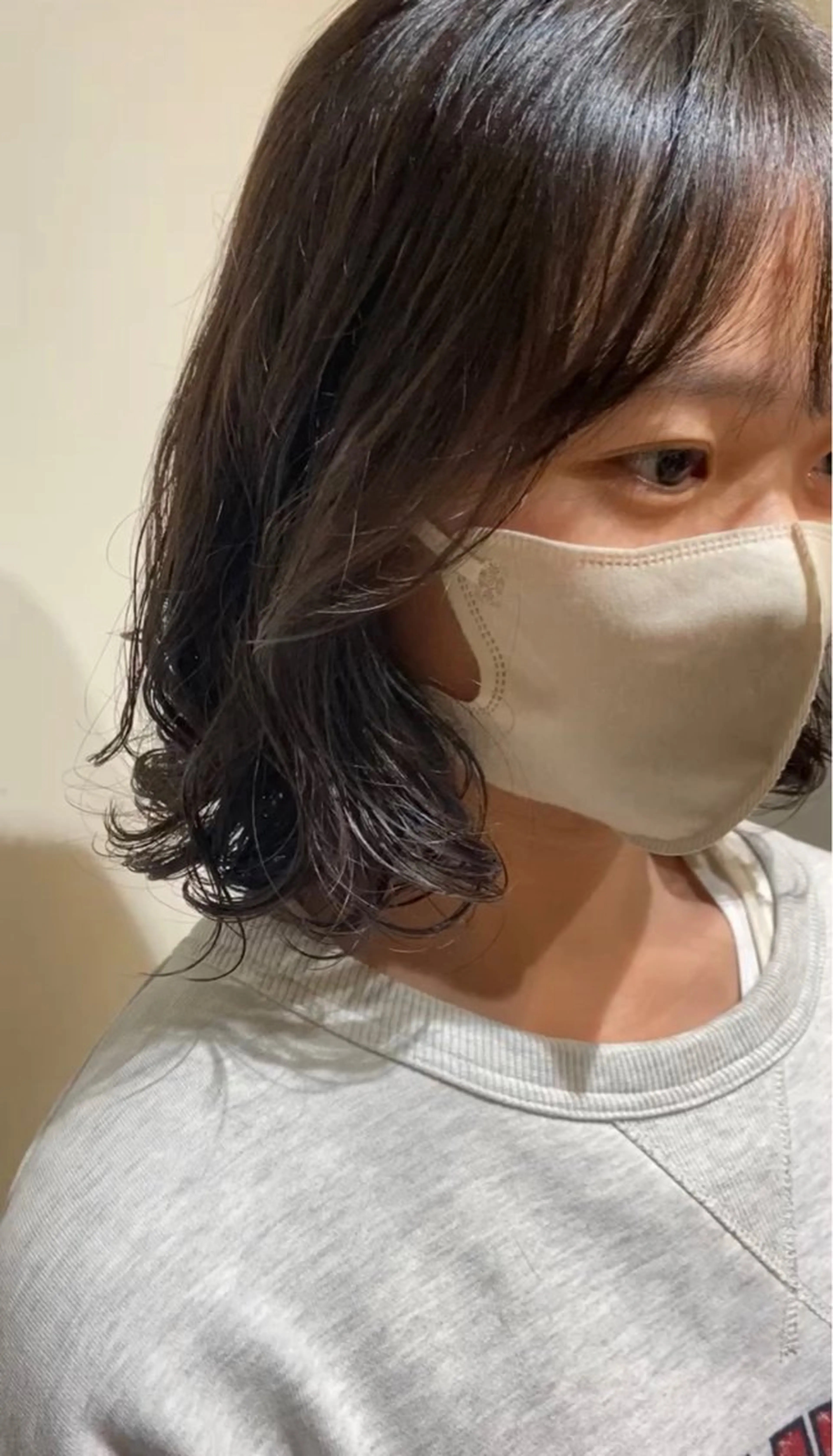 ショート パーマ 顔周りカット 👒oikawa kaede🍃のヘアスタイル