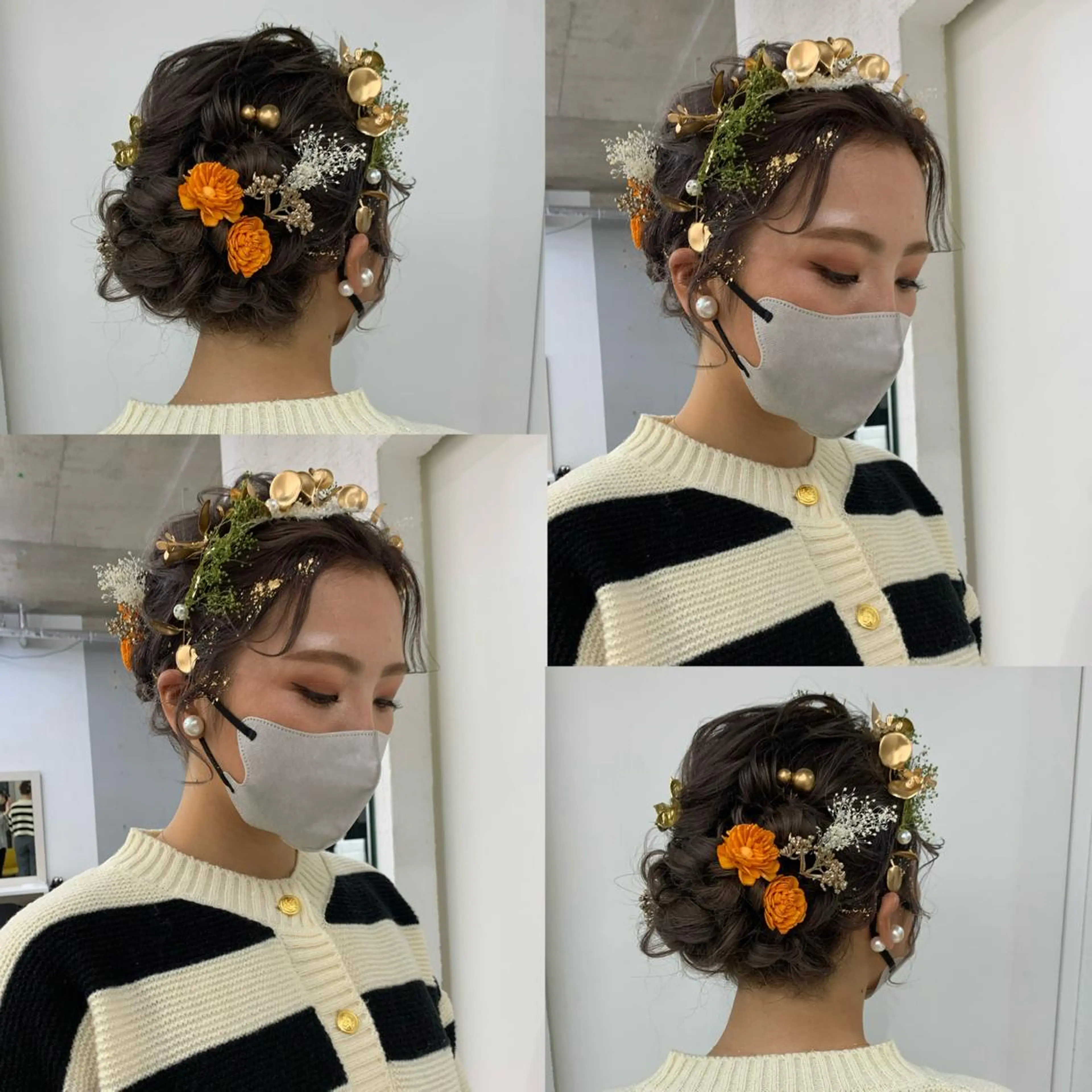 ミディアム ヘアアレンジ 卒業式のヘアスタイル ヘアセット 卒業式ヘアセット🎀 ヘアアレンジのヘアスタイル