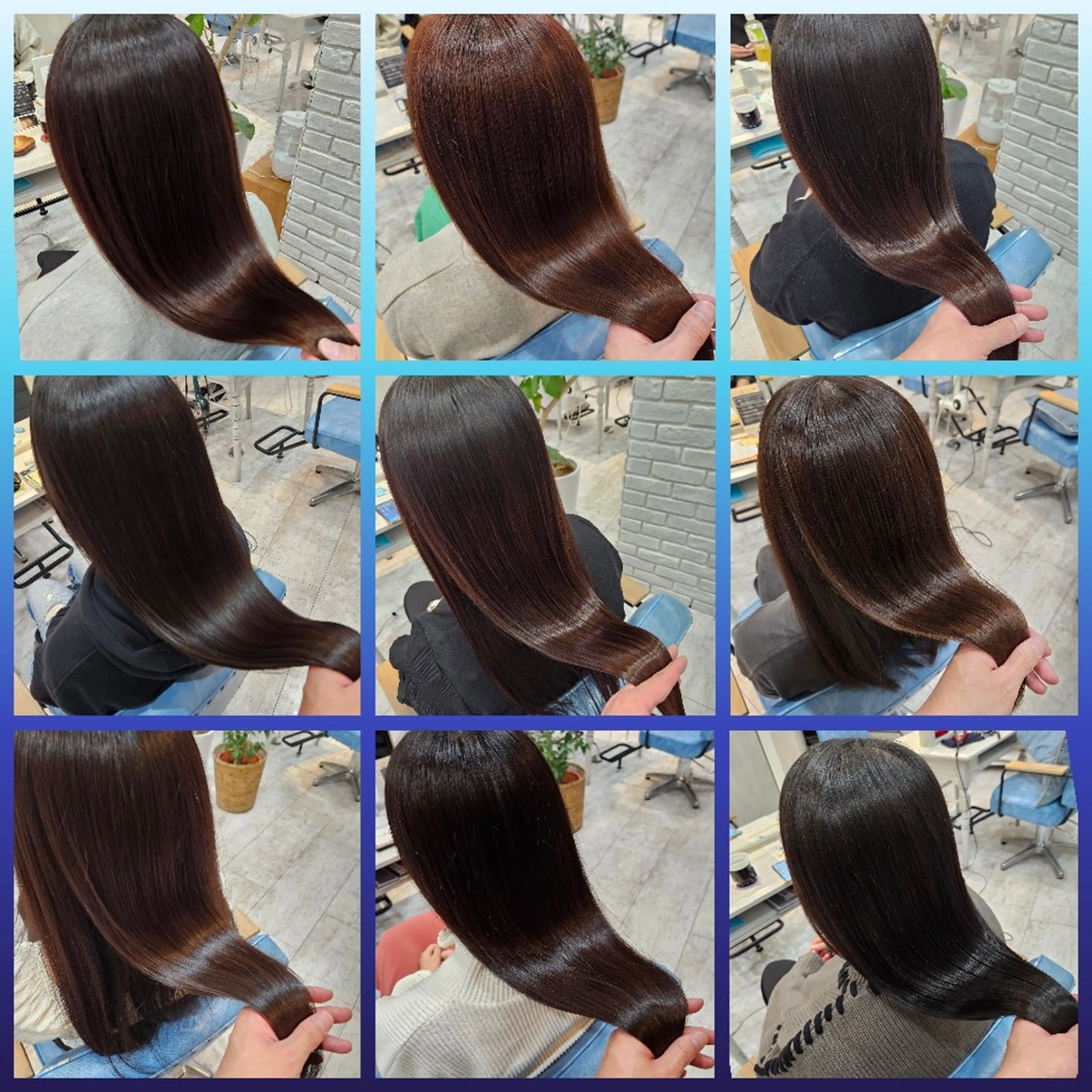 ロング カラー 髪質改善 トリートメント カット ヘアカラー トリートメント 顔周りレイヤーカット 髪質改善代表西村功平のヘアスタイル