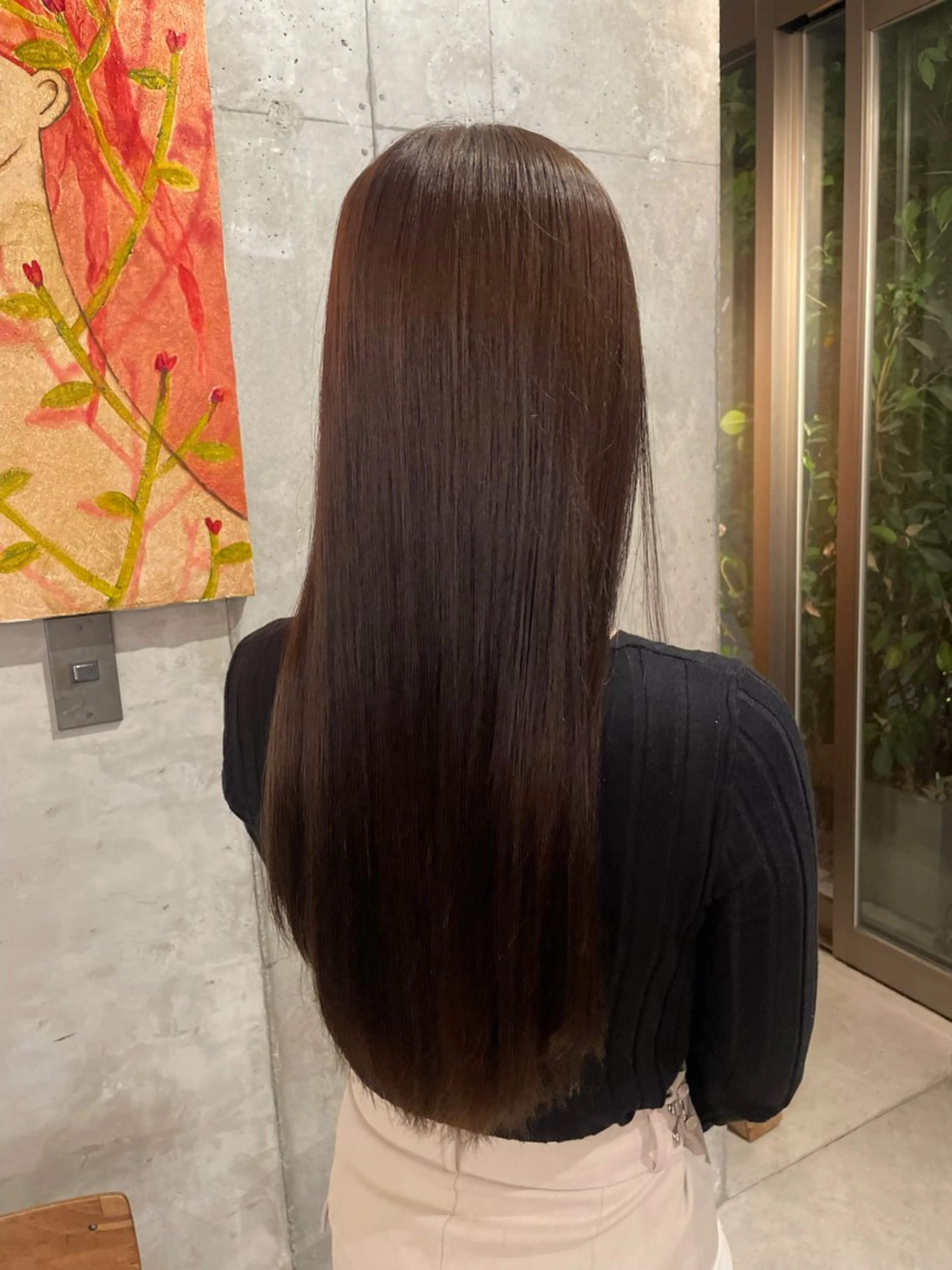 兼西 菜摘のヘアスタイル