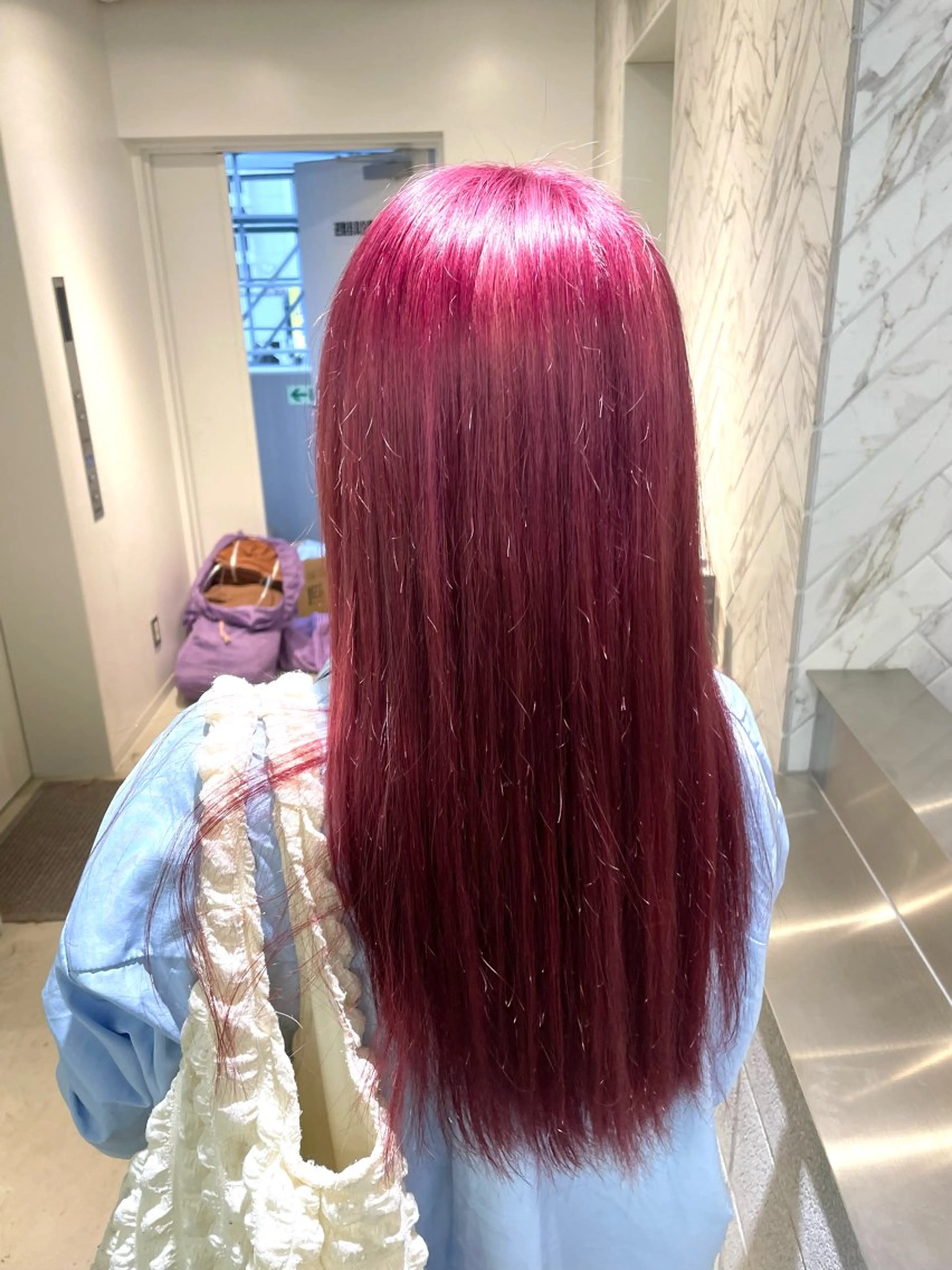 ロング カラー ヘアカラー トリートメント パーマ&ブリーチ /飯牟田/GEAR.のヘアスタイル