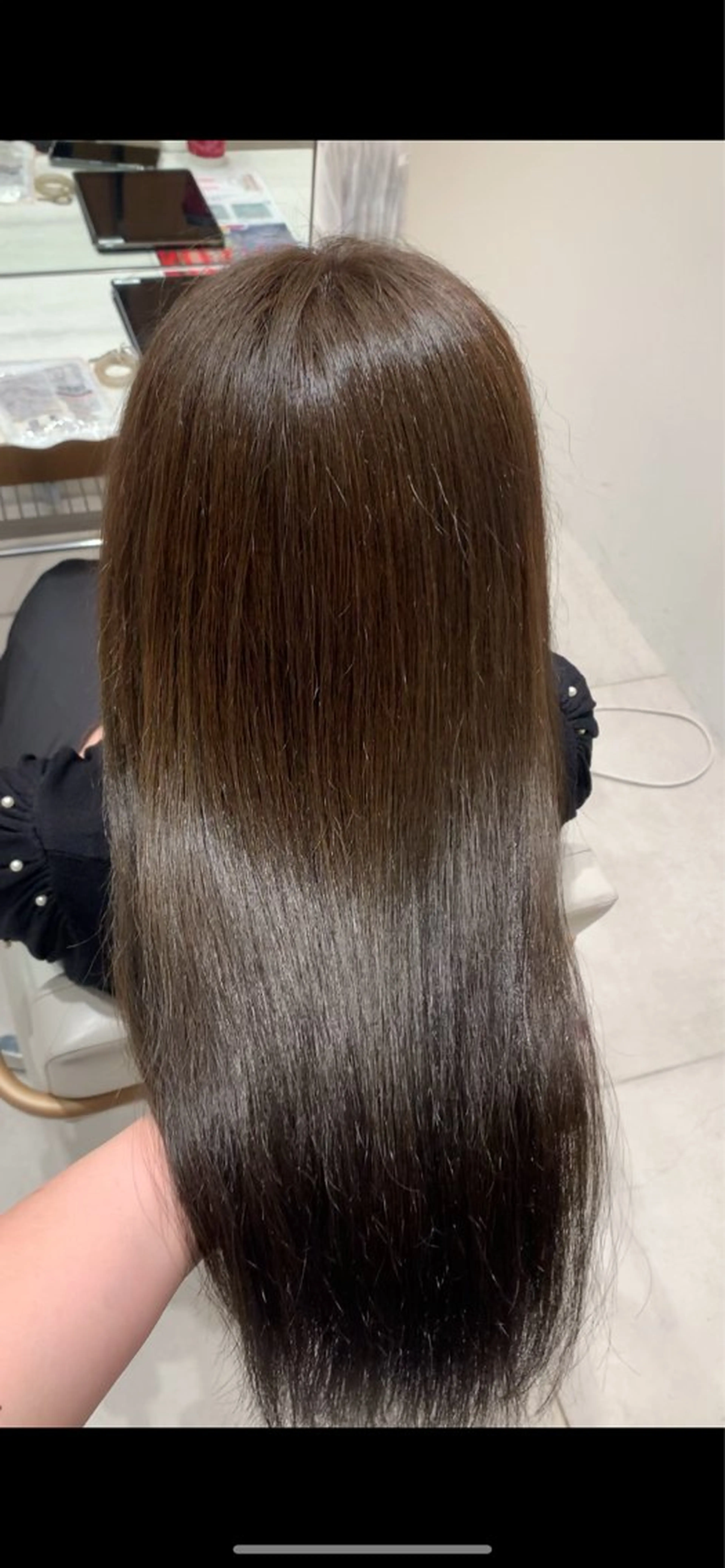 セミロング カラー ヘアアレンジ 内田 志乃のヘアスタイル