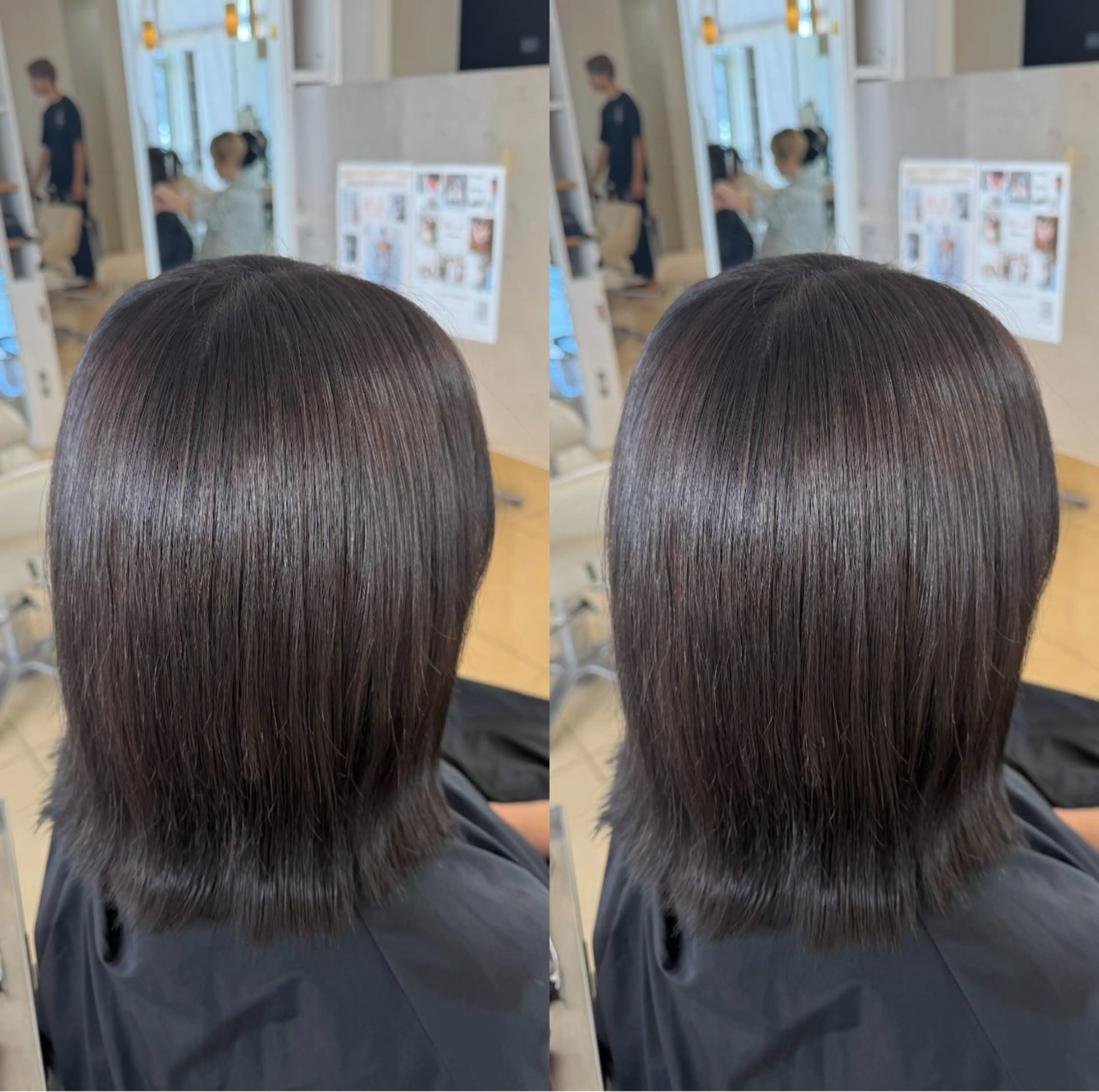 ミディアム カラー ヘアカラー トリートメント 🌷🪽ྀི 岡本 かおり 🪽ྀི🌷のヘアスタイル