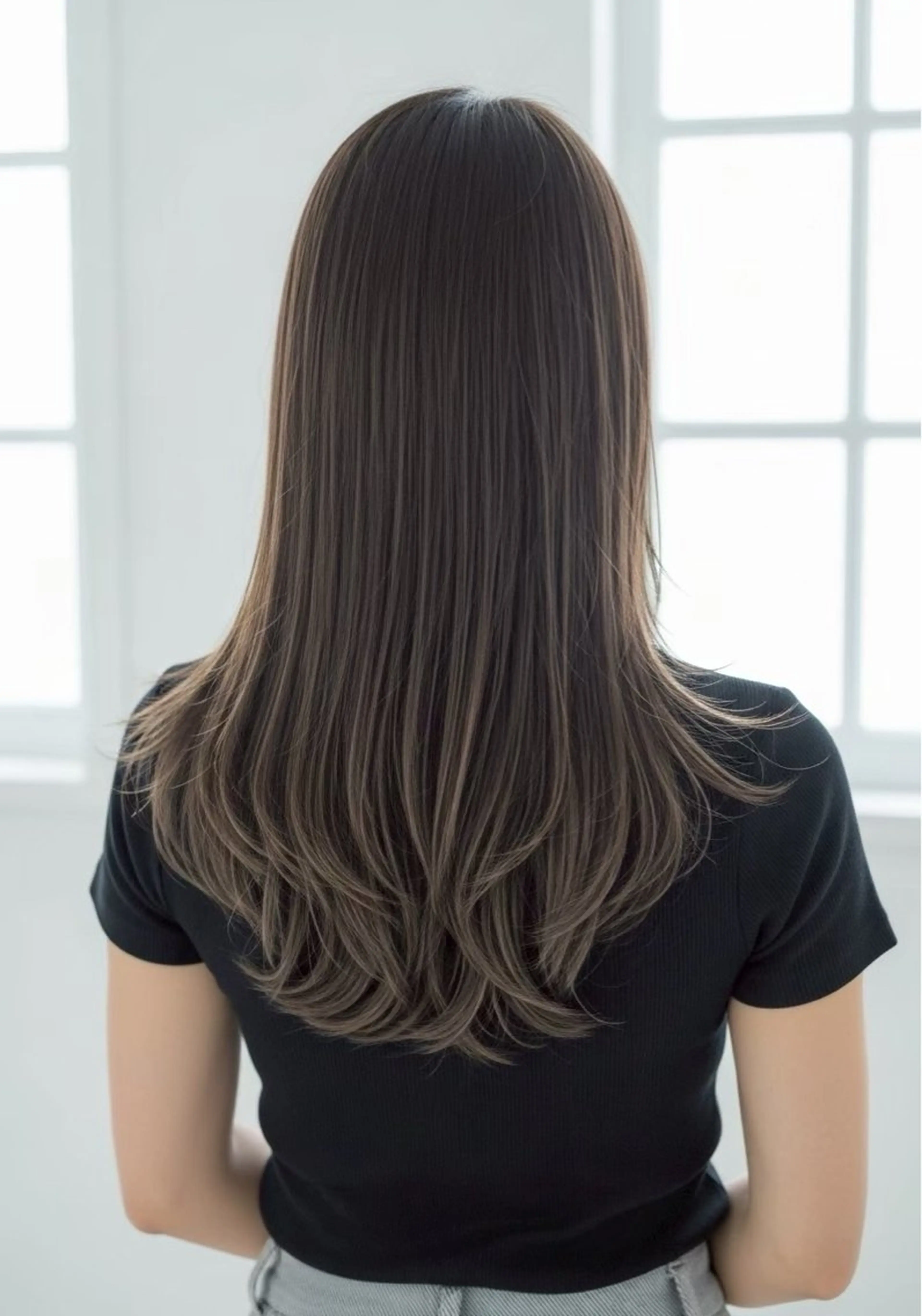 ロングカットの写真