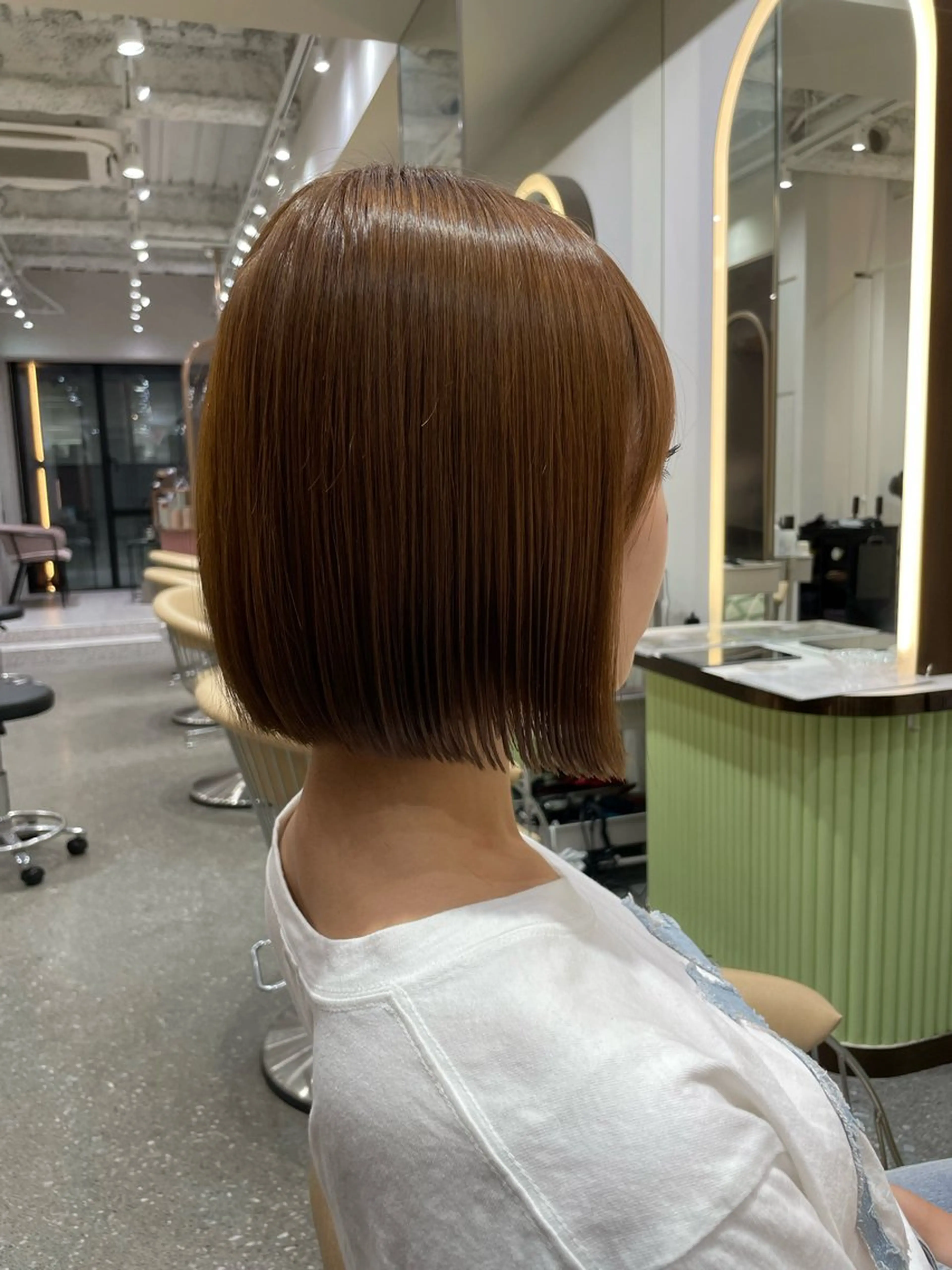 ショート カット ヘアカラー トリートメント 🐥ボブ/韓国ヘア 髪質改善/halcaのヘアスタイル