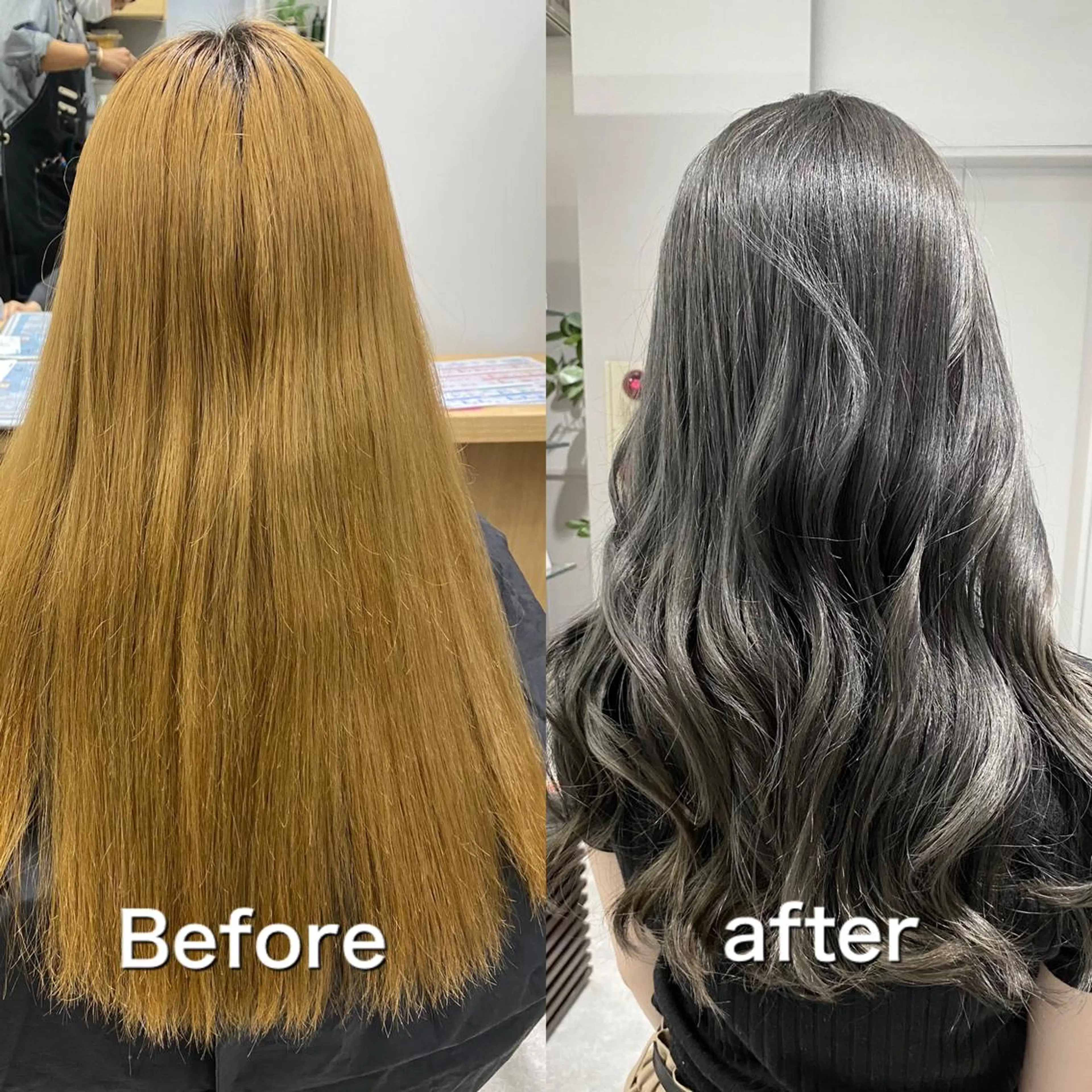 ロング カラー カット ヘアカラー AVANCE京橋所属・ハイトーンヘア/ 島崎　タクミのヘアスタイル