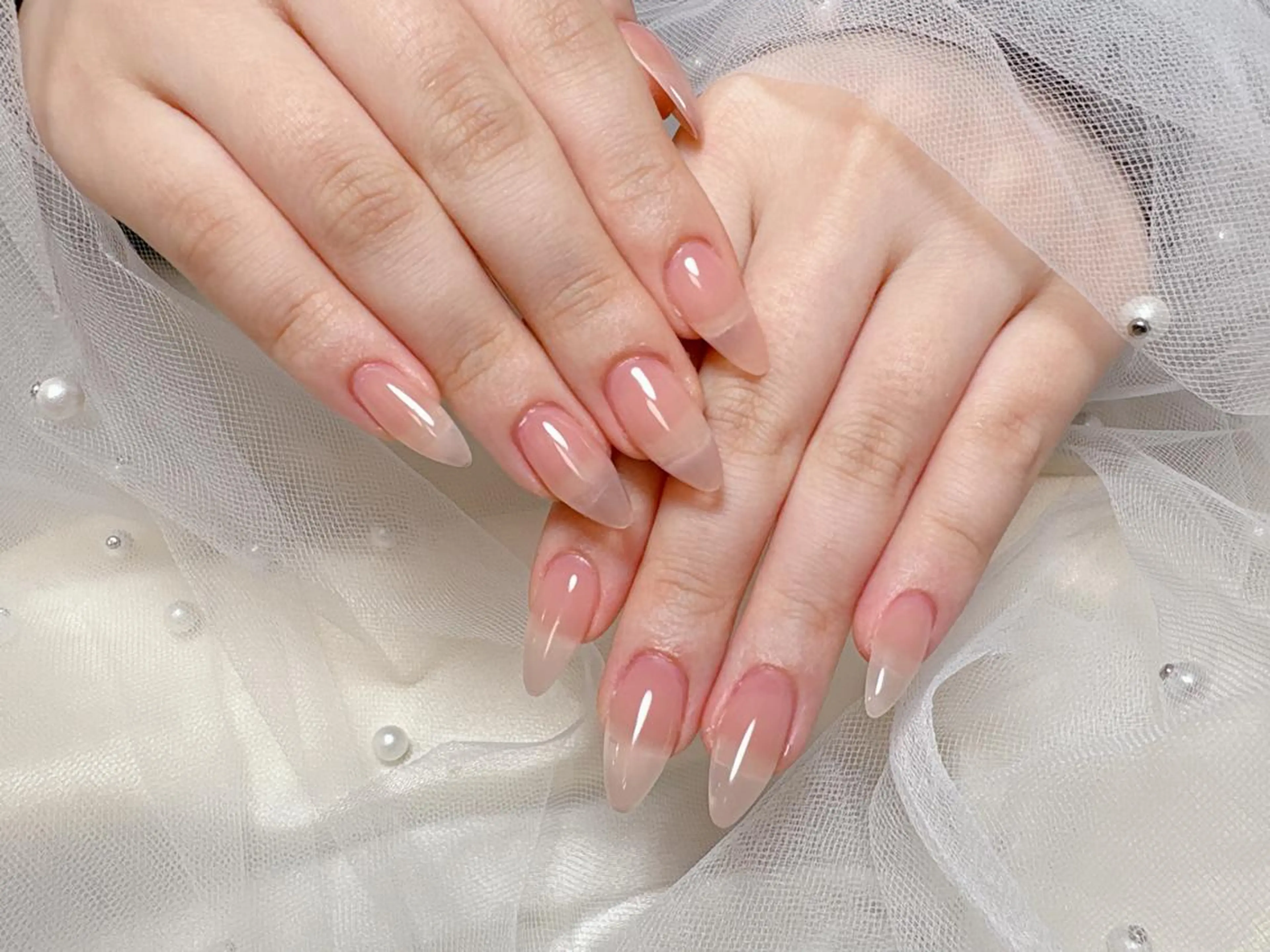 ネイル ハンドネイル ハンドケア 🎀長さだし船橋🎀 ネイルサロンのネイルデザイン