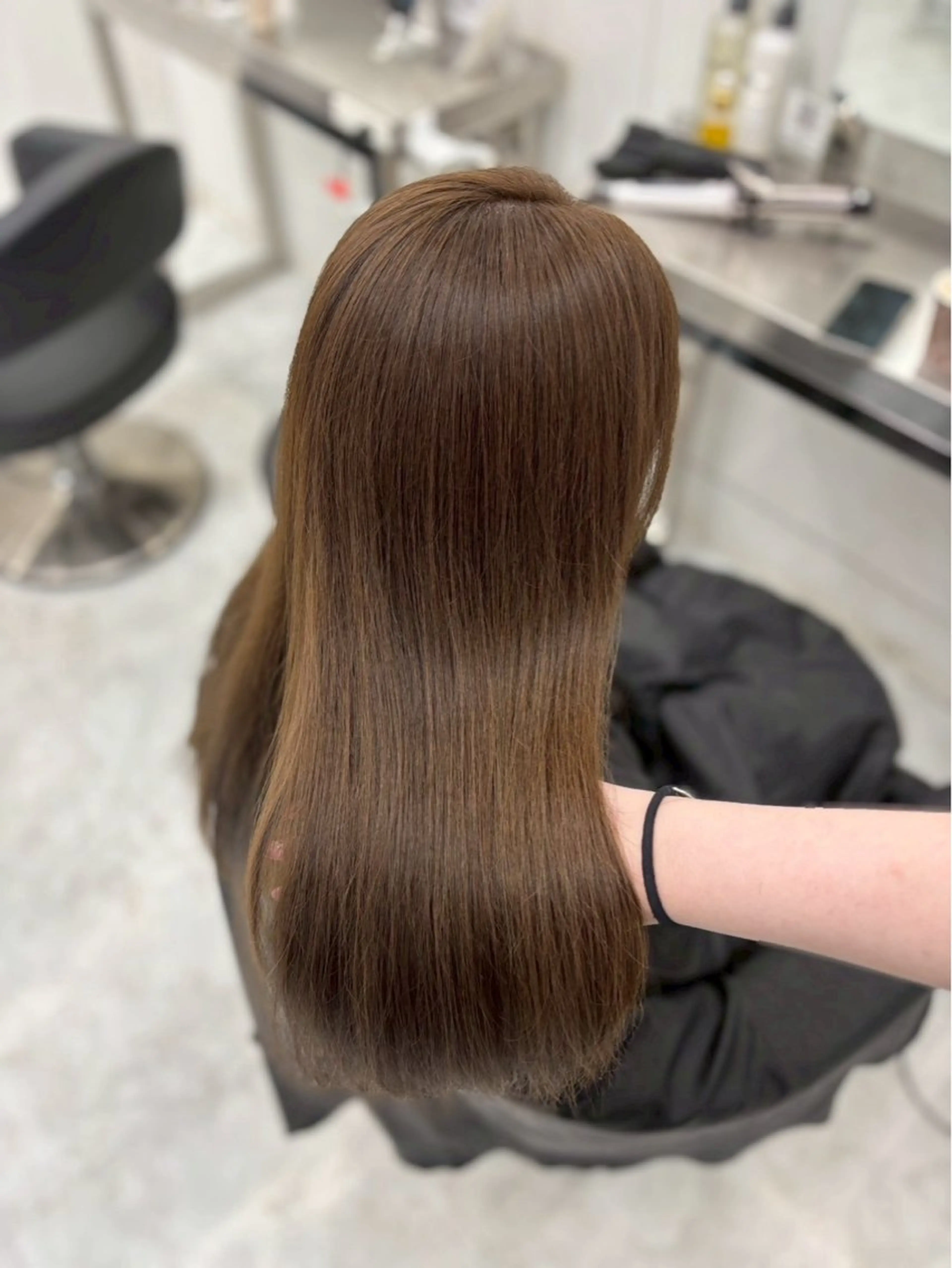 ロング カラー カット ヘアカラー 上品モテヘア🩶 karen🩶のヘアスタイル