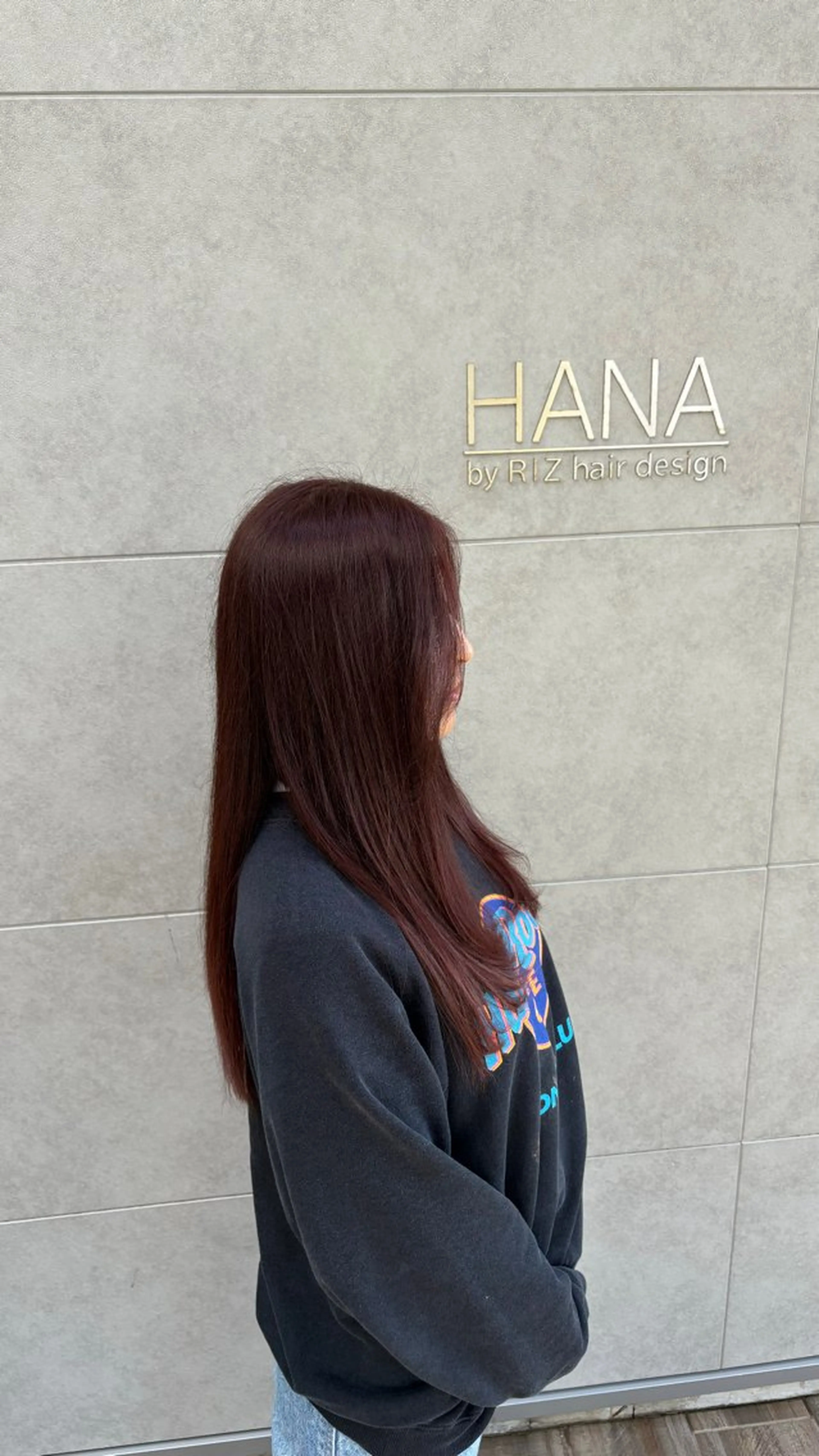 ロング 滑川 吏音のヘアスタイル