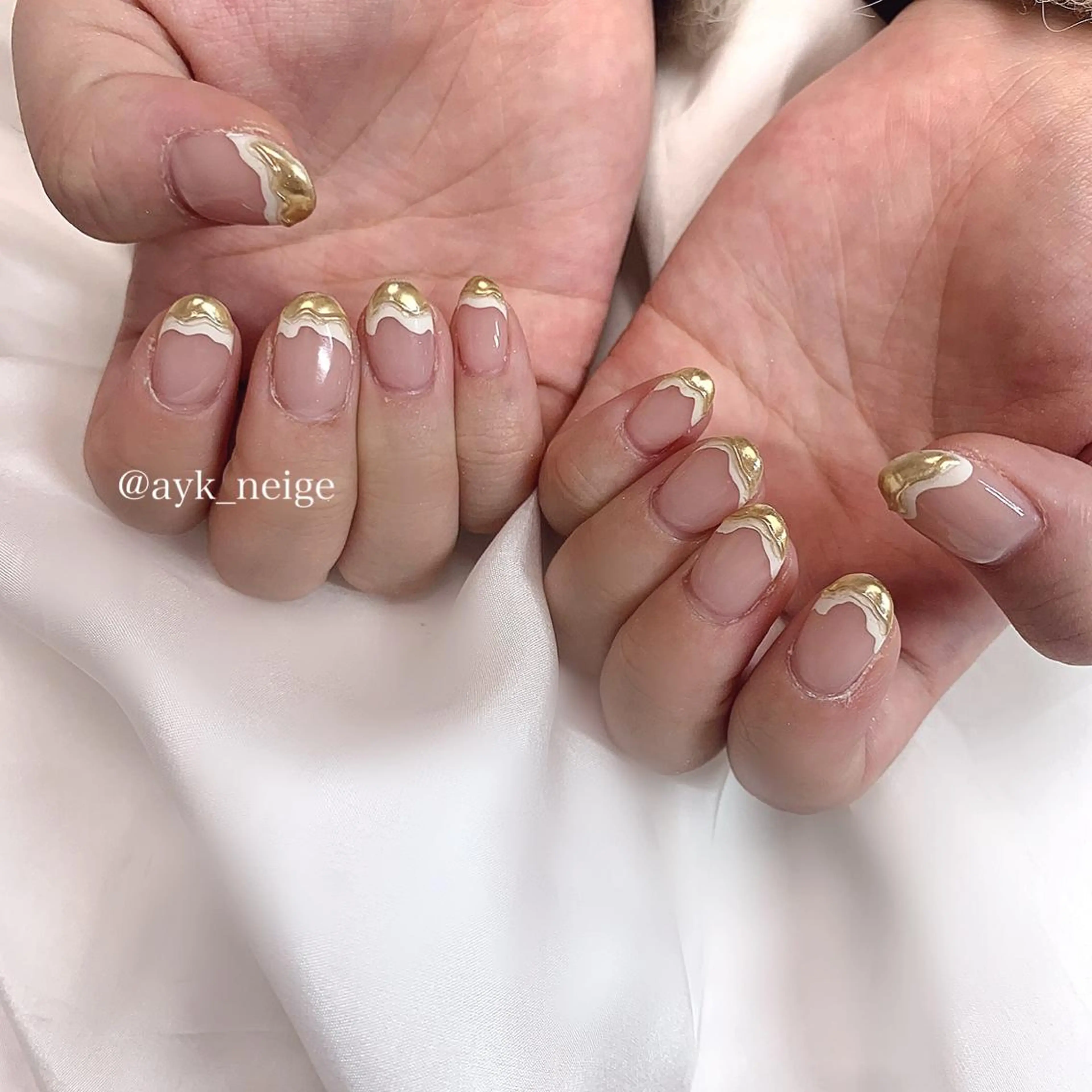 ネイル フットネイル キラキラネイル 韓国ネイル ツイードネイル 冬ネイル n'eige nail所属・大谷 綾香のネイルデザイン