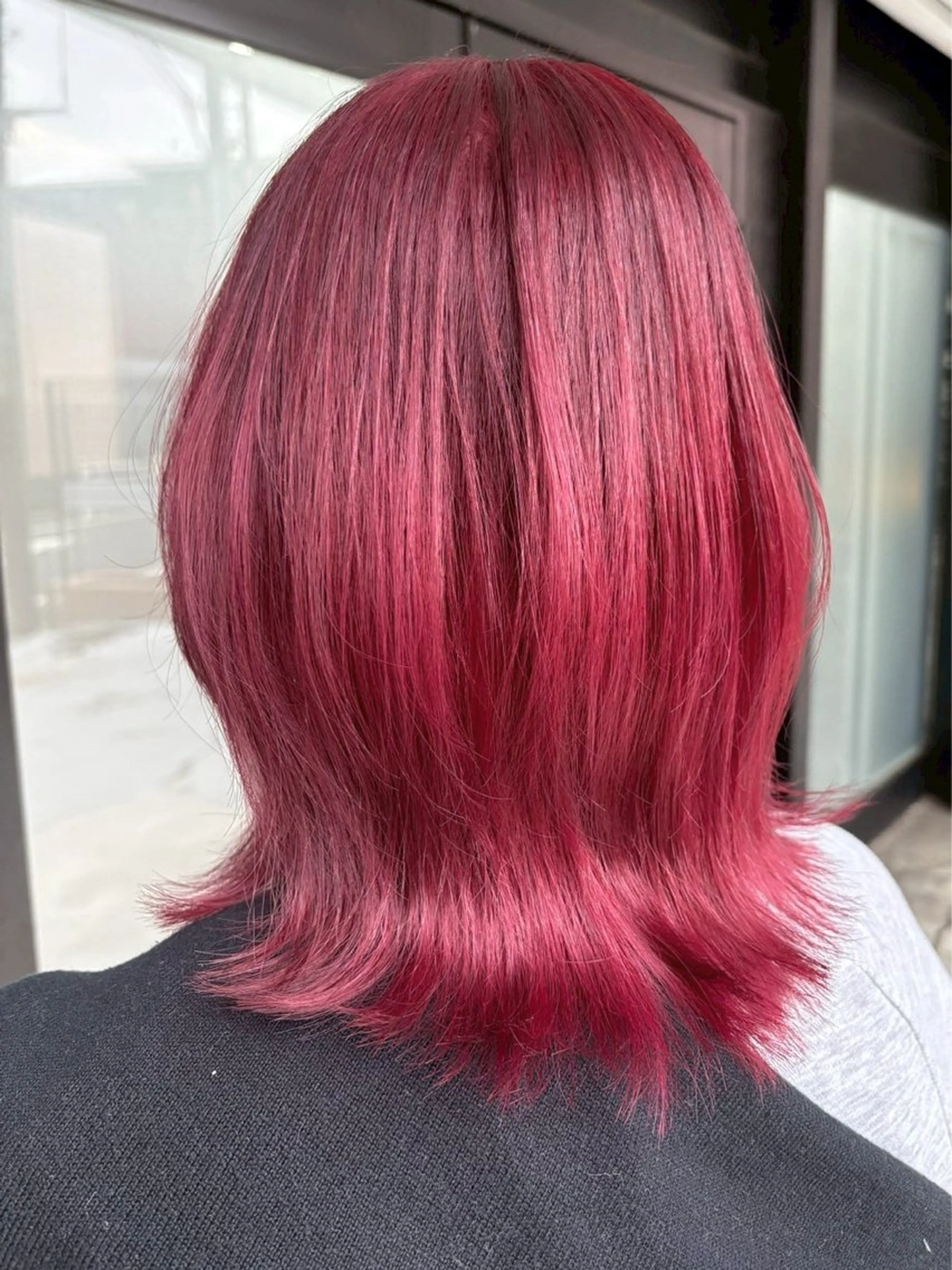 セミロング カラー カット ヘアカラー トリートメント ハイトーン/韓国風/ 艶髪/吉祥寺のヘアスタイル