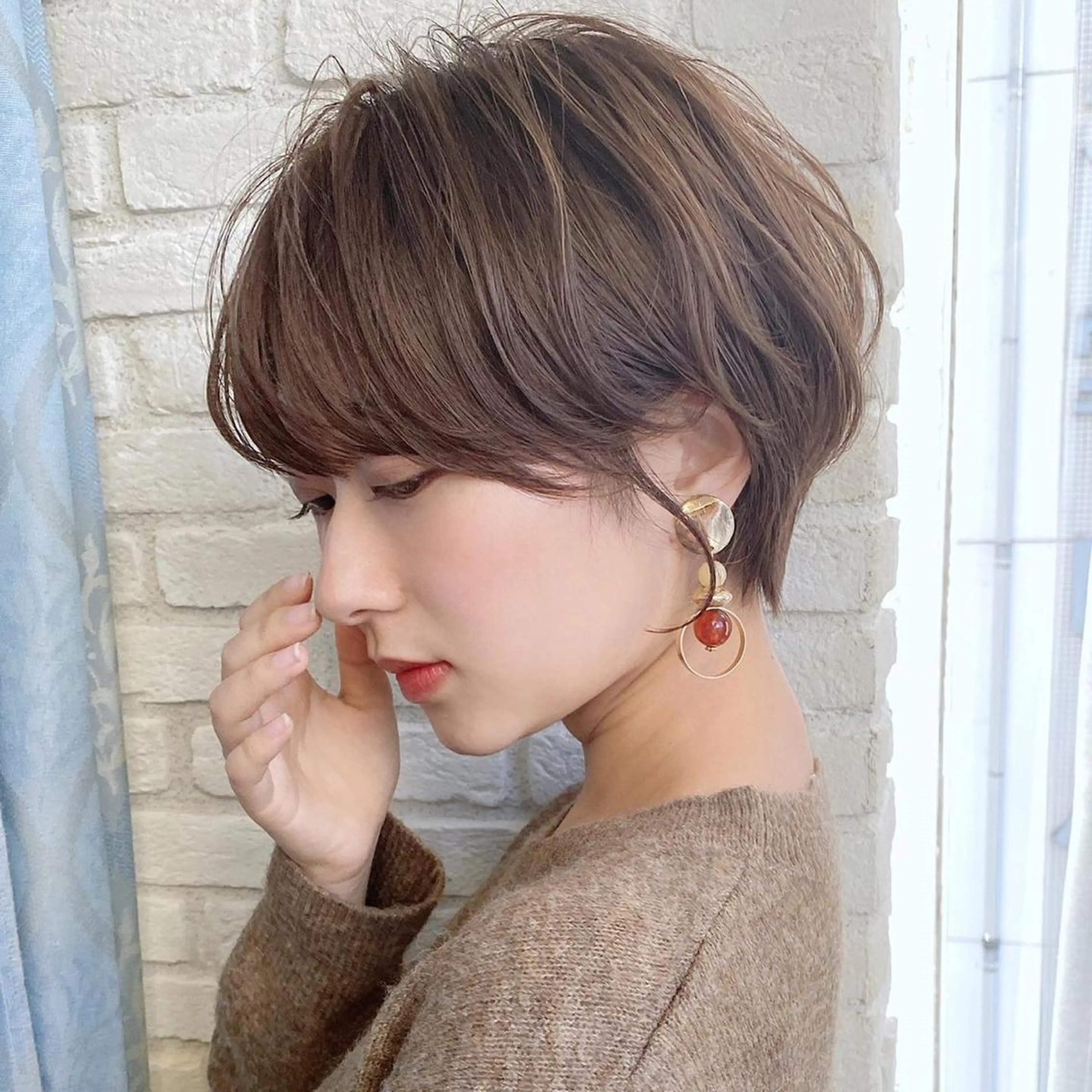 ショート カット ヘアカラー トリートメント 似合わせ松本 容政のヘアスタイル