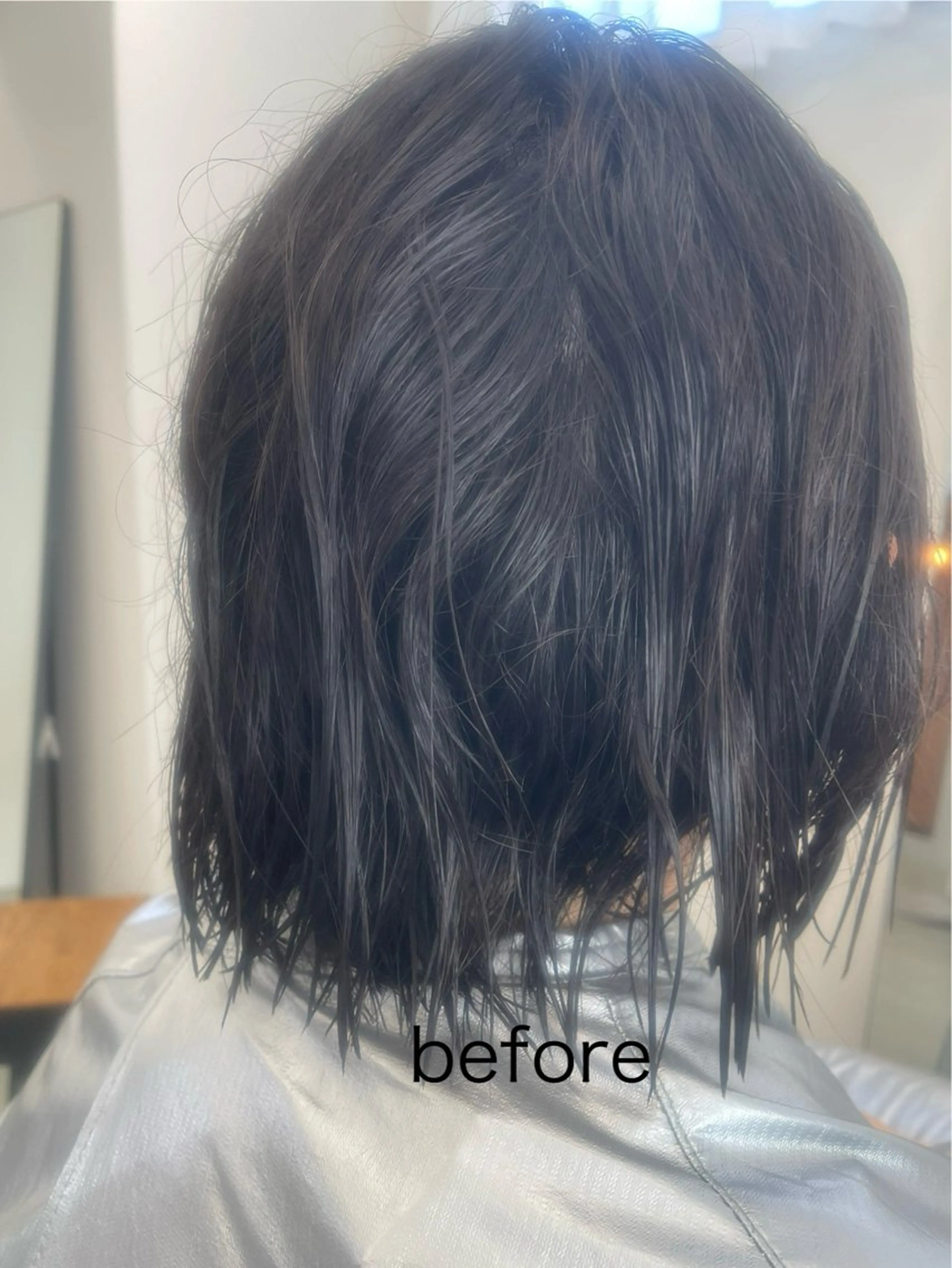 ミディアム ボブ 縮毛矯正 あゆみ 🍀のヘアスタイル