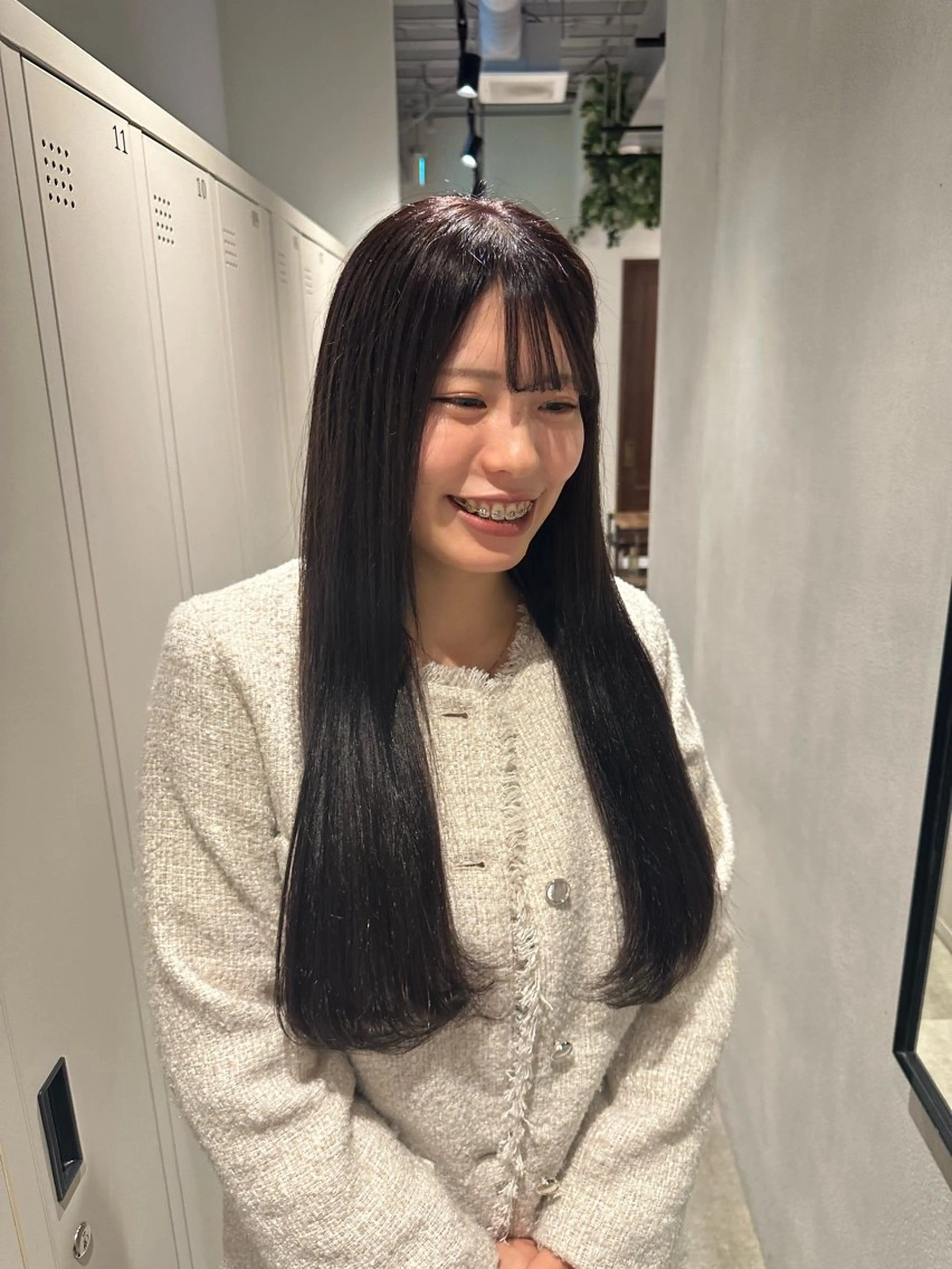 ロング カラー ピンクカラー Aura所属・丸山 心 / 艶カラーのヘアスタイル