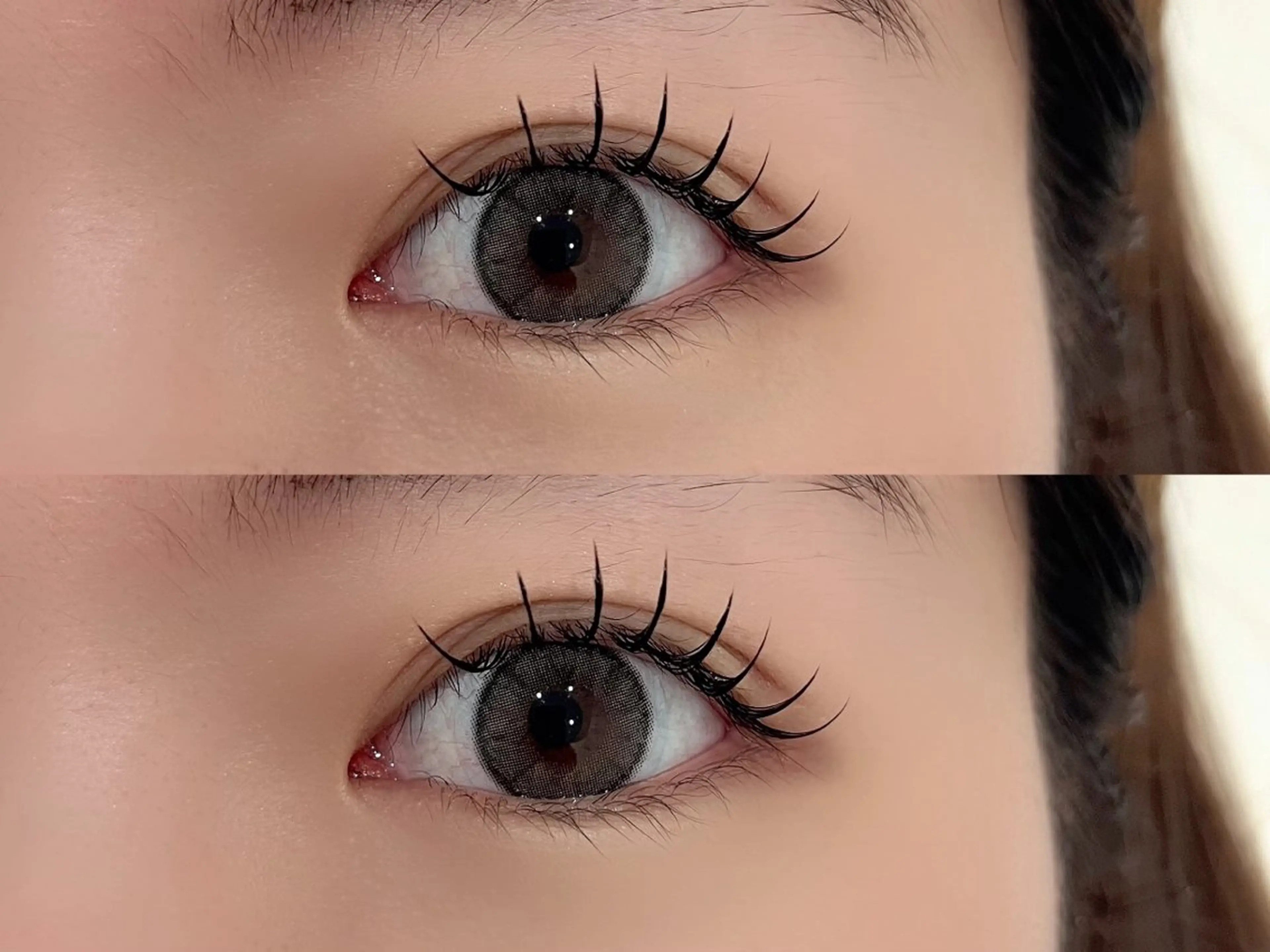 マツエク・マツパ フラットラッシュ MAQUM𖤐 Satsumiのマツエク・マツパデザイン