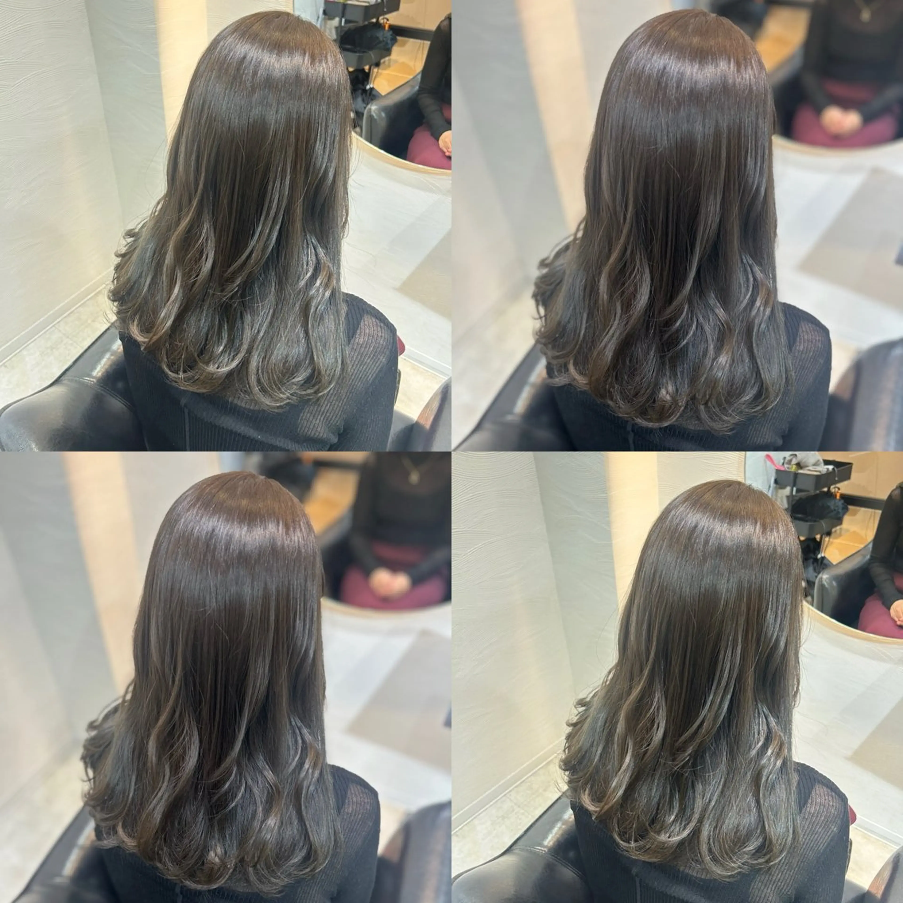 セミロング カラー 🤍透明感/韓国風 🤍サクラギヒトミのヘアスタイル