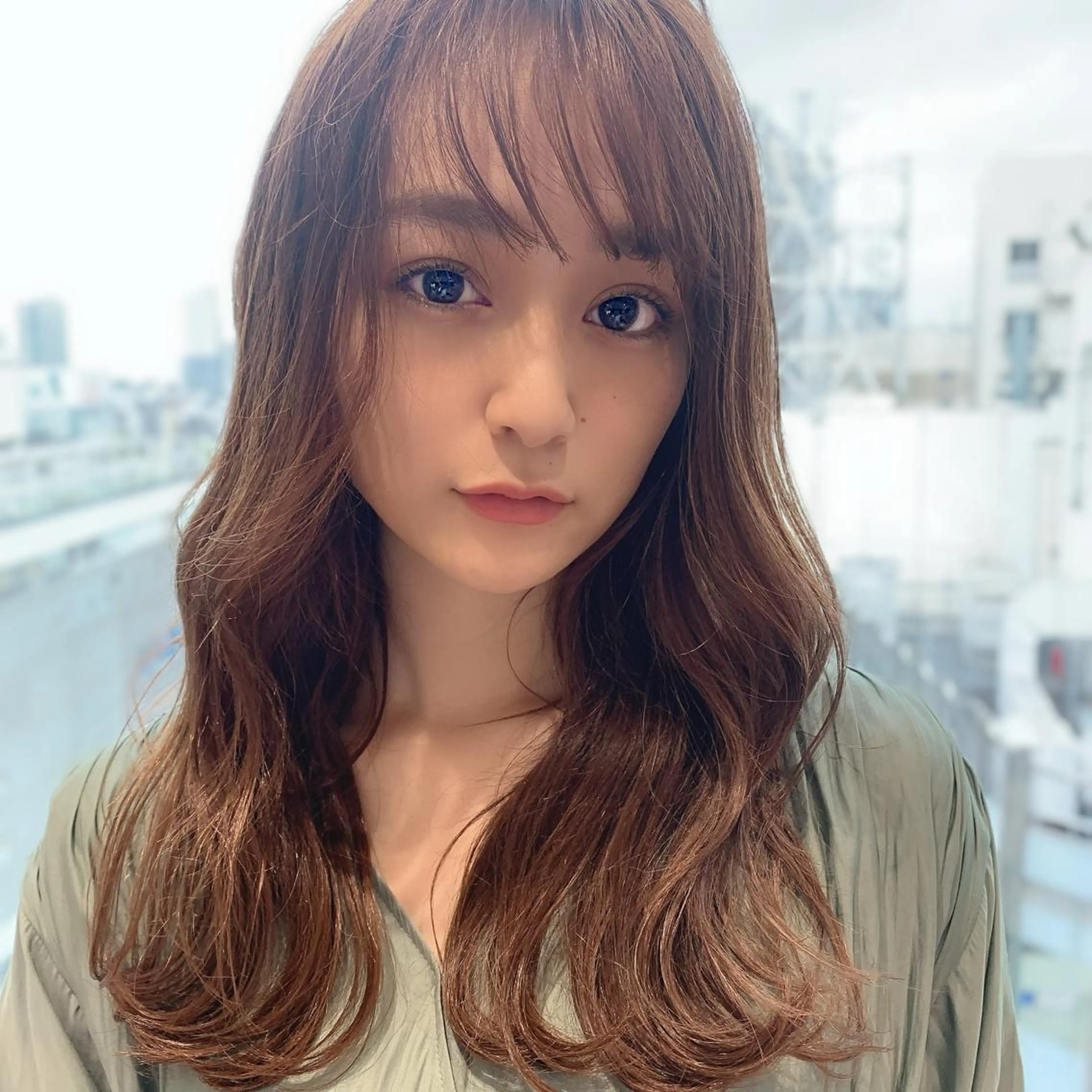 セミロング 木俣 真也のヘアスタイル