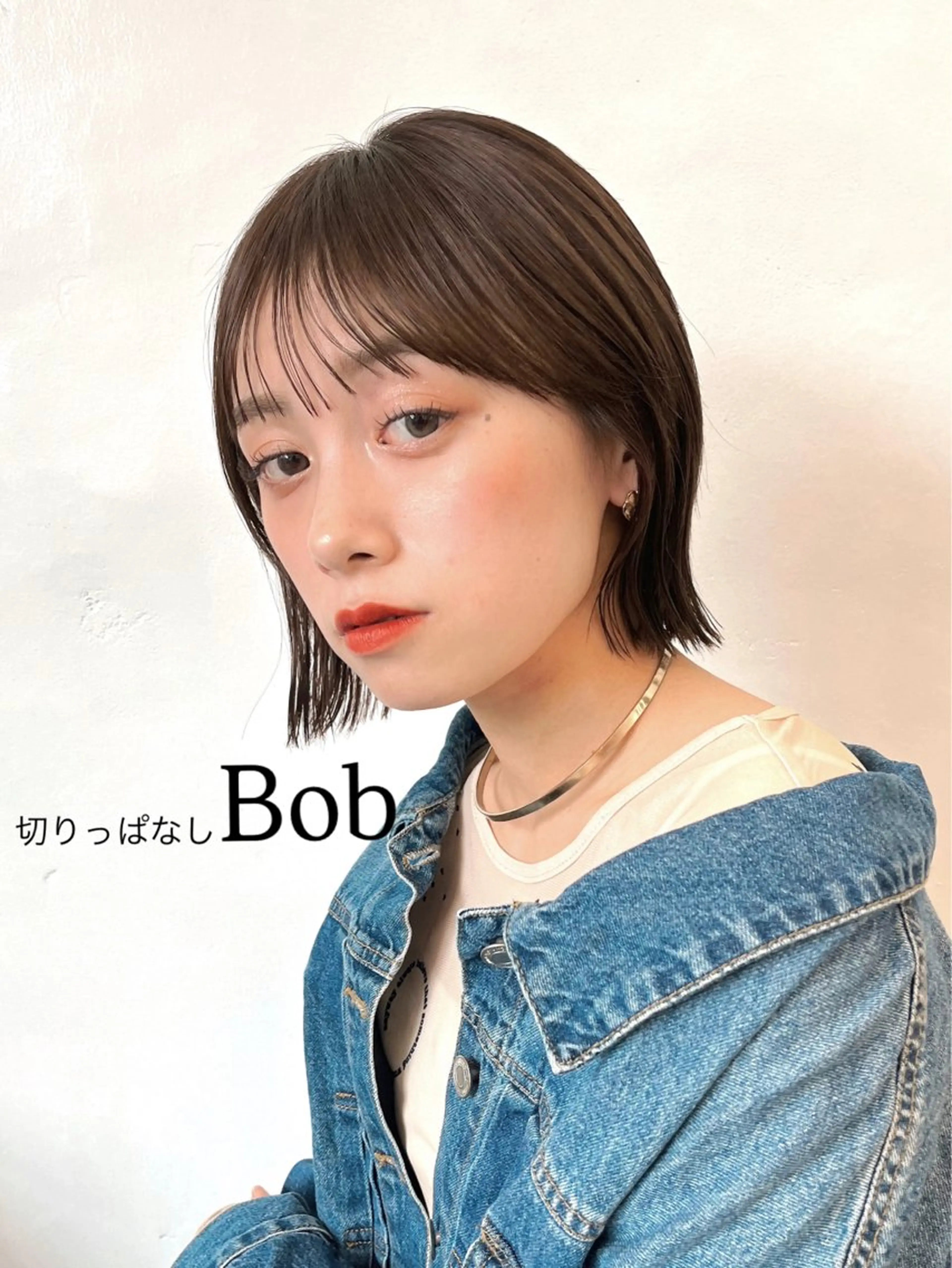 ミディアム カラー ヘアアレンジ 切りっぱなしボブ 透明感カラー グレージュ ボブ 🌱ボブ/レイヤー/ ベージュ/あやみ✨のヘアスタイル