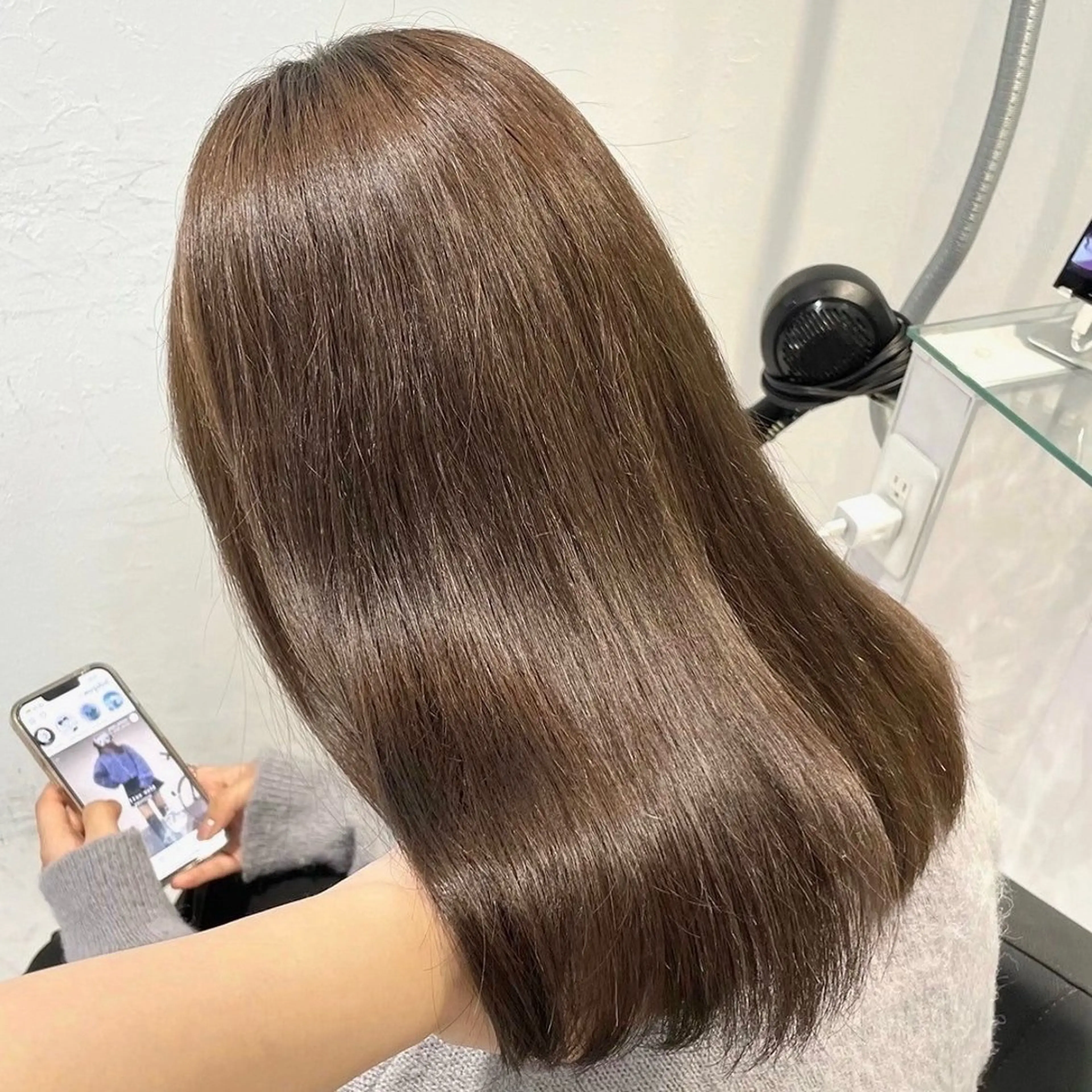 カラー 🤍海外girl🤍 ベージュ/ALISAのヘアスタイル